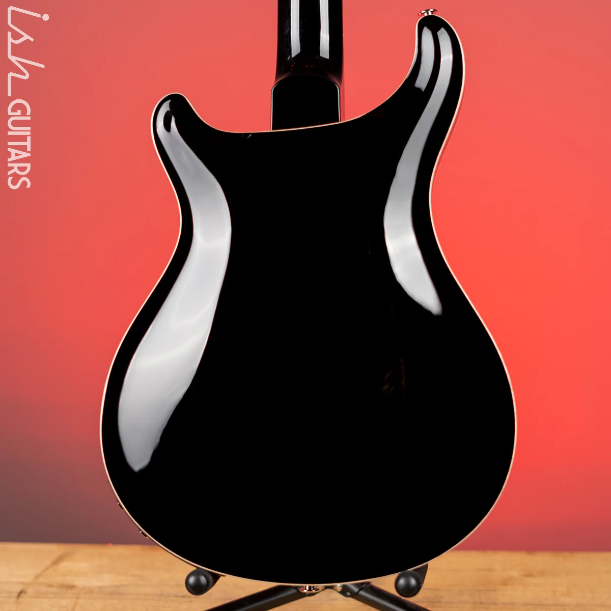PRS Hollowbody II Piezo Black Gloss w/ Natural Binding - Image 8