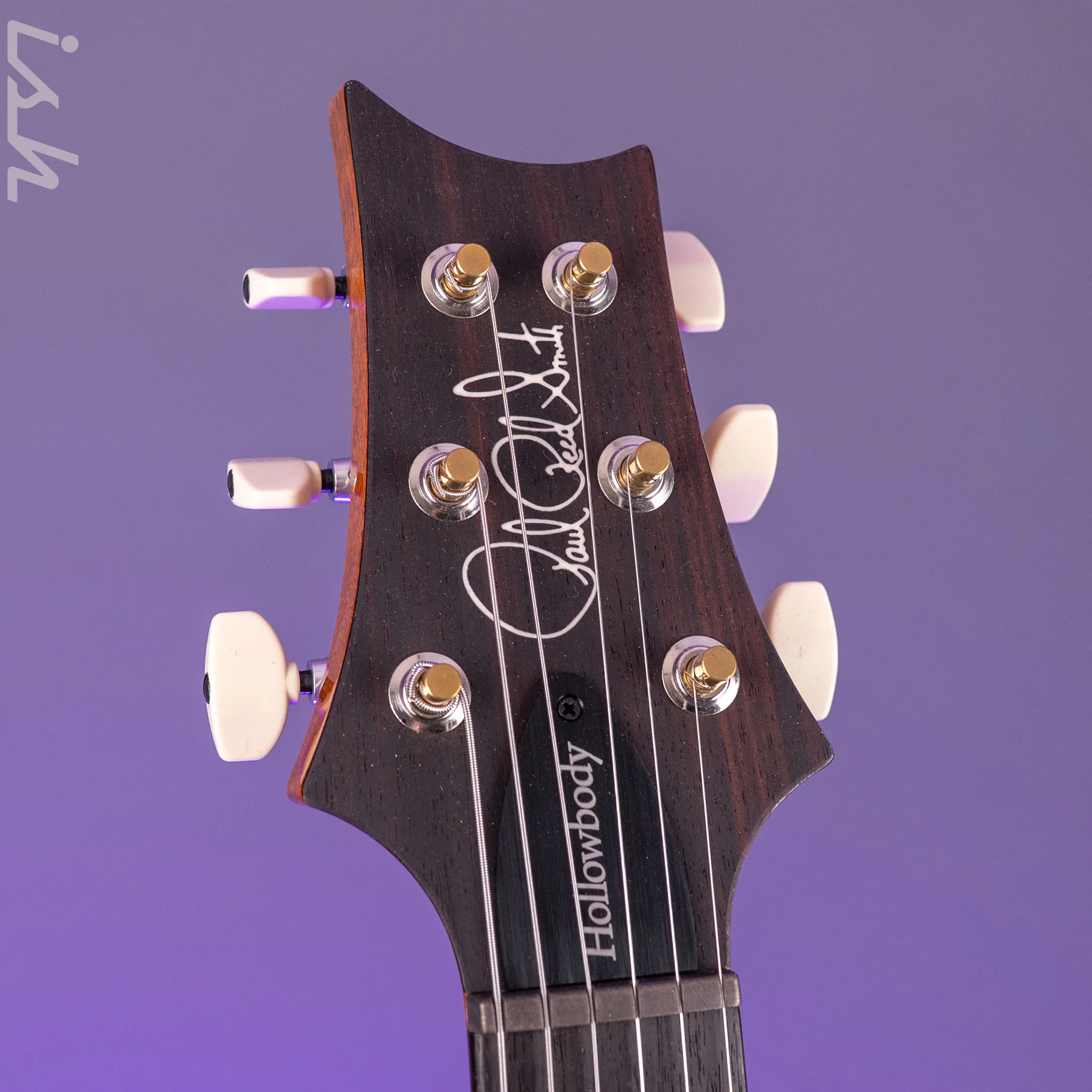 PRS Hollowbody II Piezo Grey Black Turquoise Burst Custom Color - Image 7