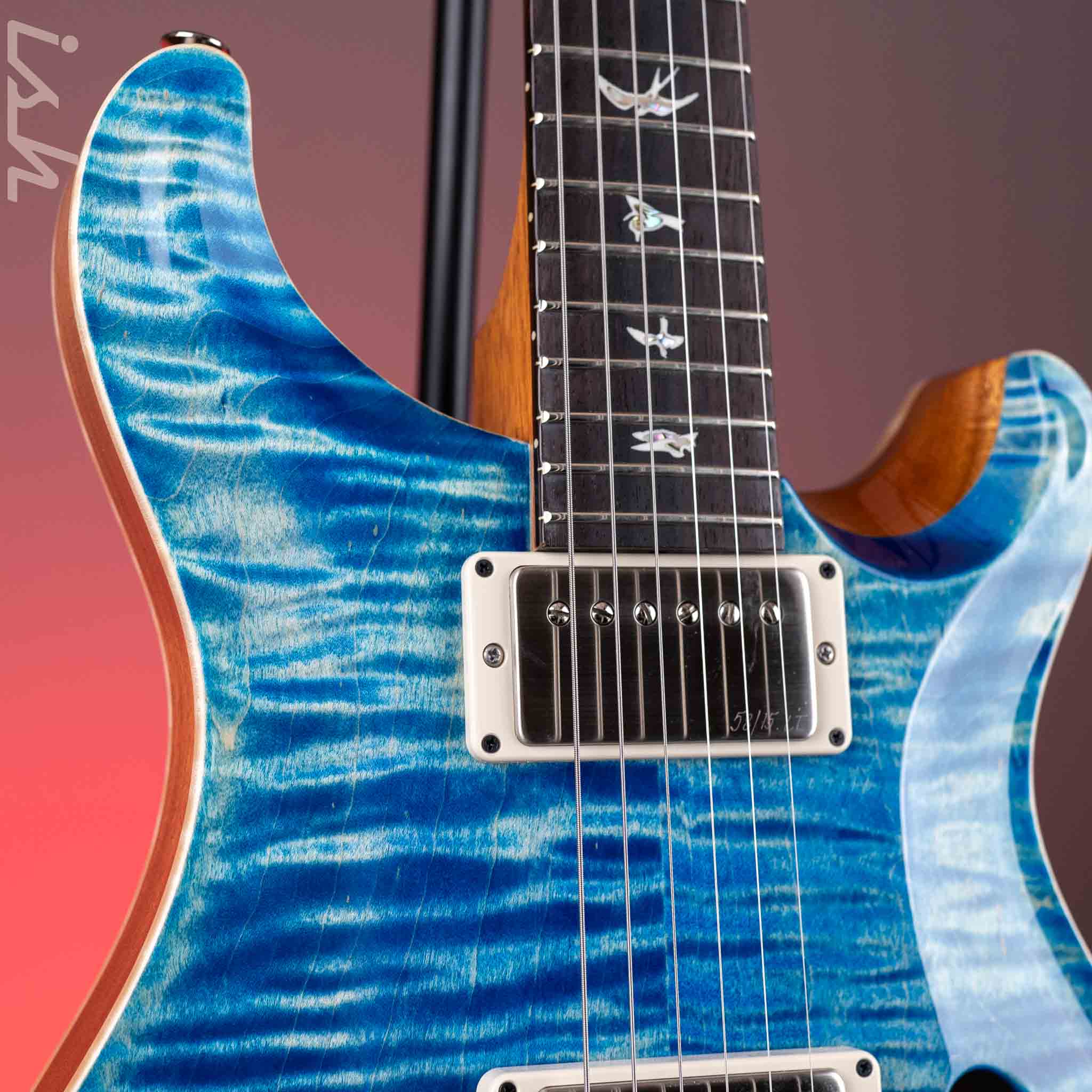 PRS Hollowbody II Piezo Electric Guitar Faded Blue Jean - Image 3