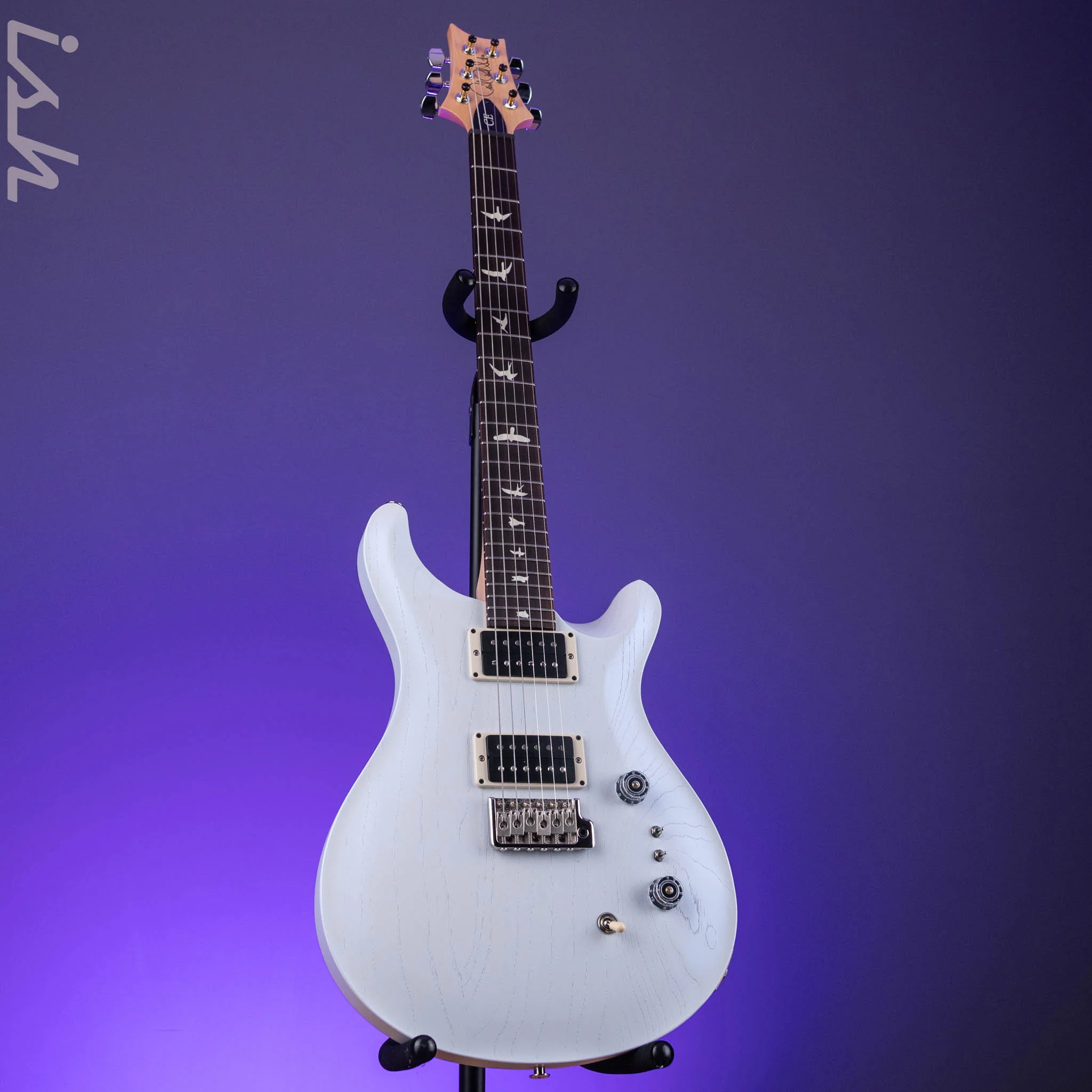 PRS Limited Edition Swamp Ash CE 24-08 Pearl White - Image 2