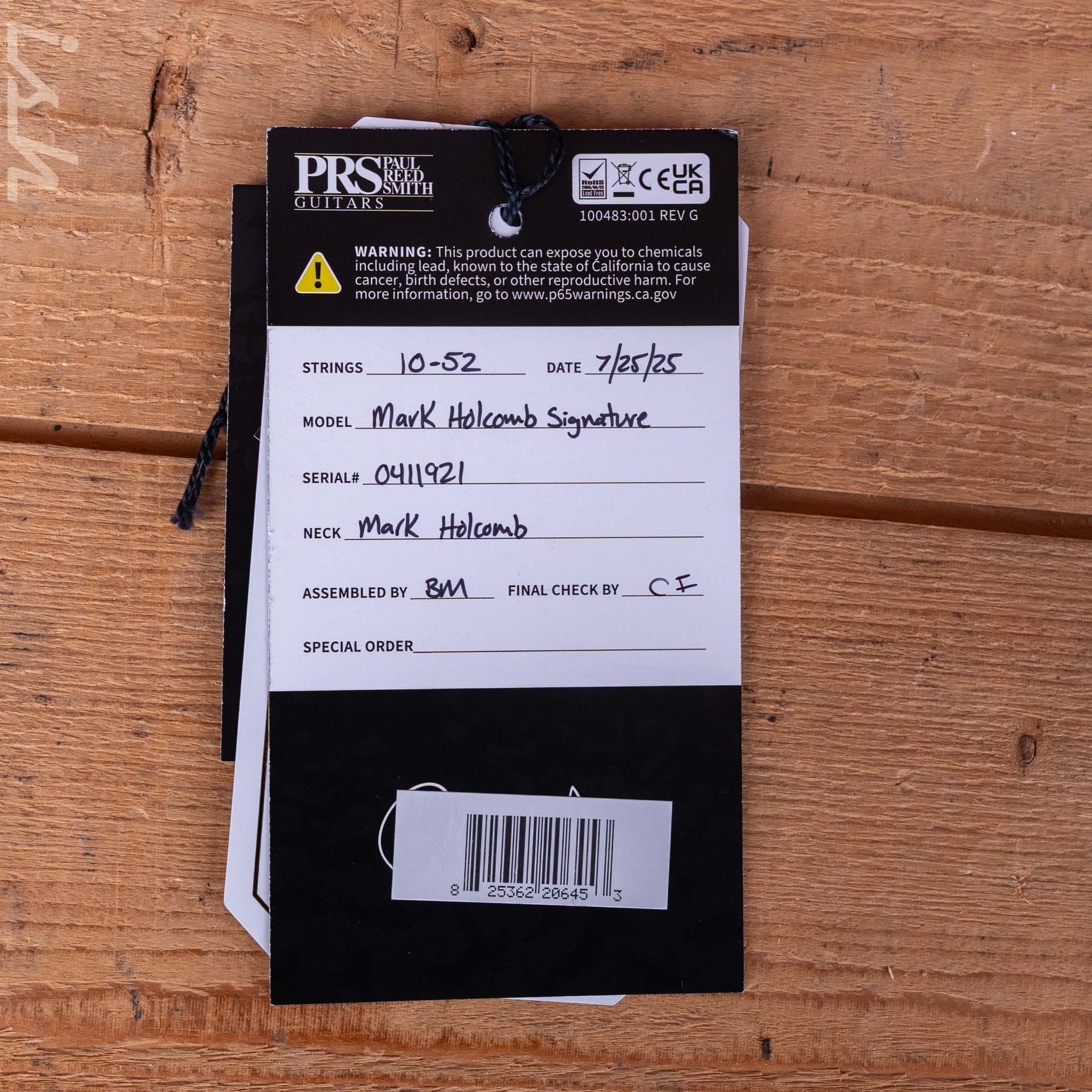 PRS Mark Holcomb Charcoal - Image 12