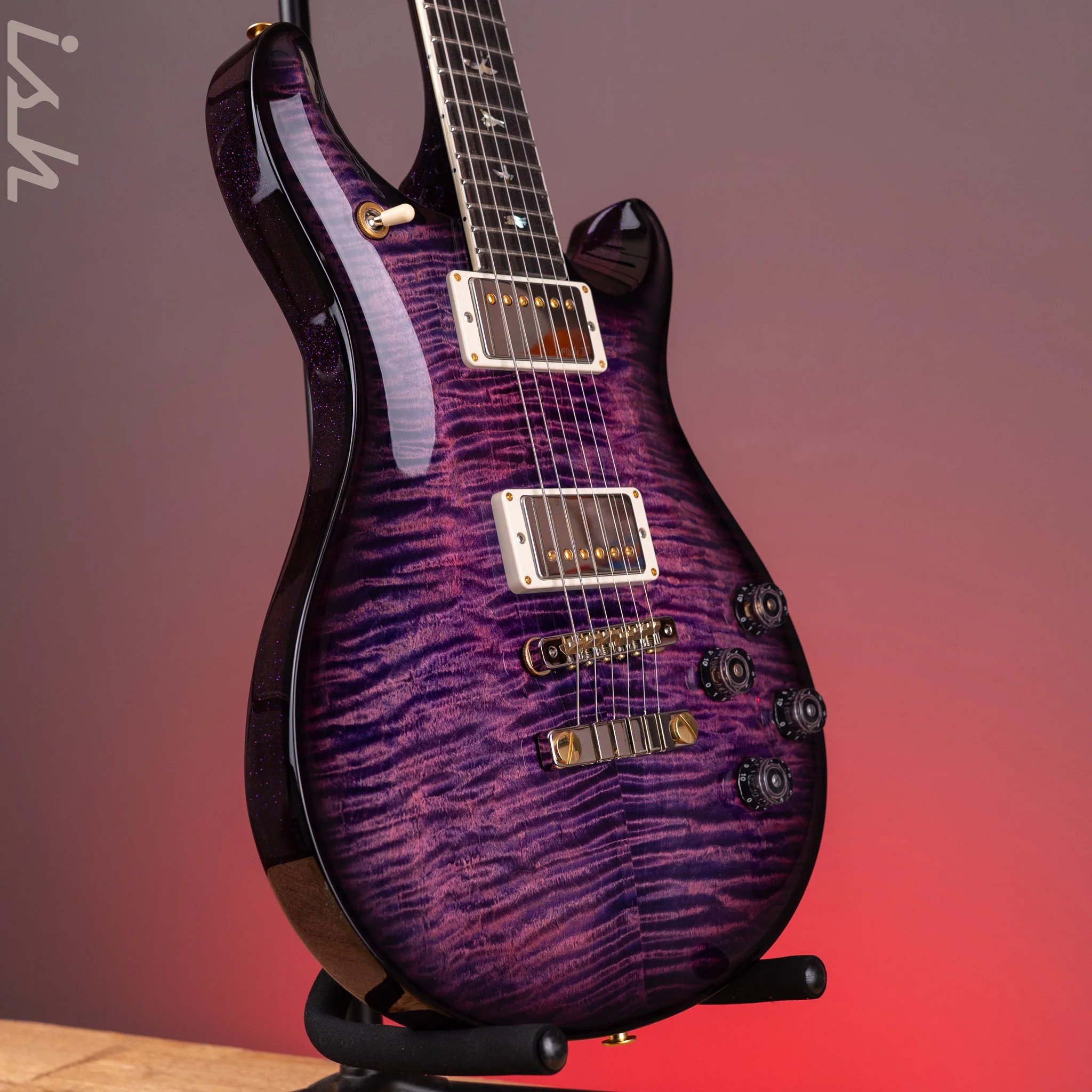 PRS McCarty 594 10-Top Sprayer's Choice Purple Hollowflake Back/Neck - Image 3