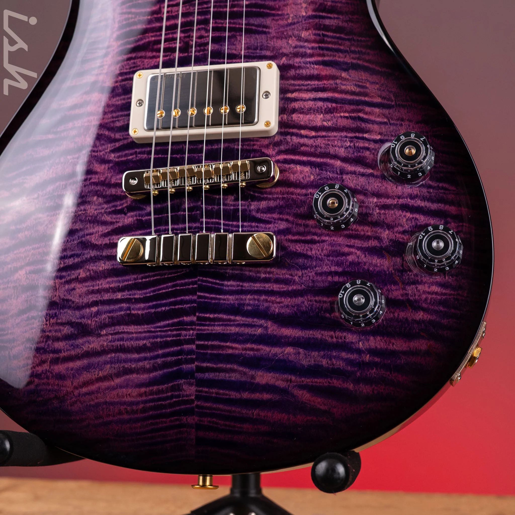 PRS McCarty 594 10-Top Sprayer's Choice Purple Hollowflake Back/Neck - Image 5