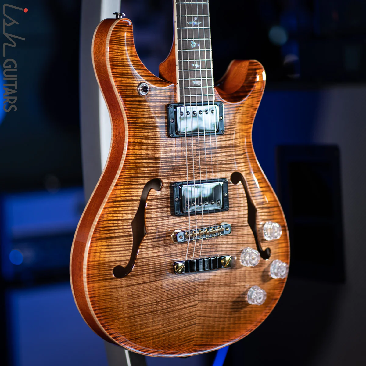 PRS McCarty 594 Hollowbody II Wood Library Autumn Sky - Image 4