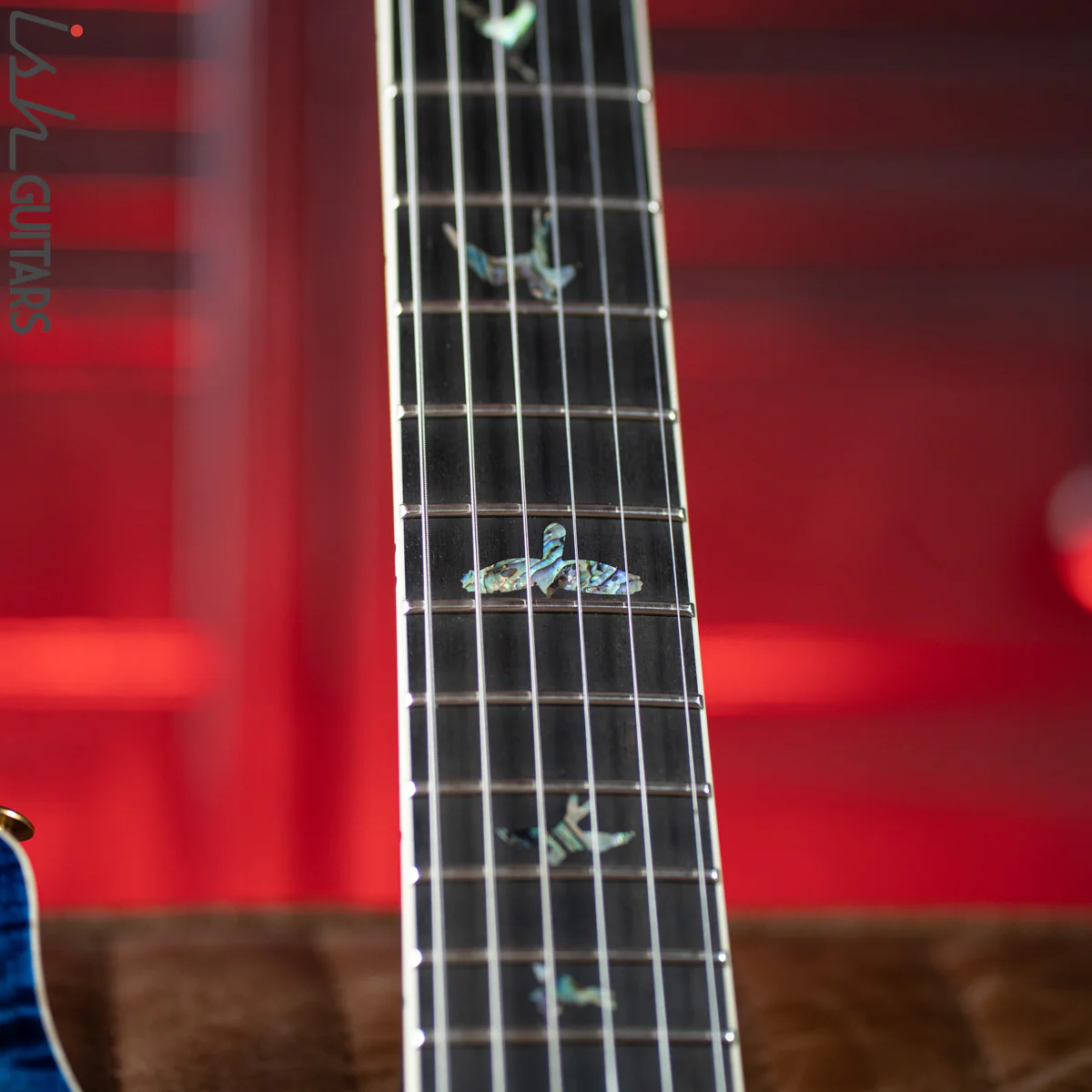 PRS McCarty 594 Hollowbody II Charcoal Blue Burst 10 Top - Image 6