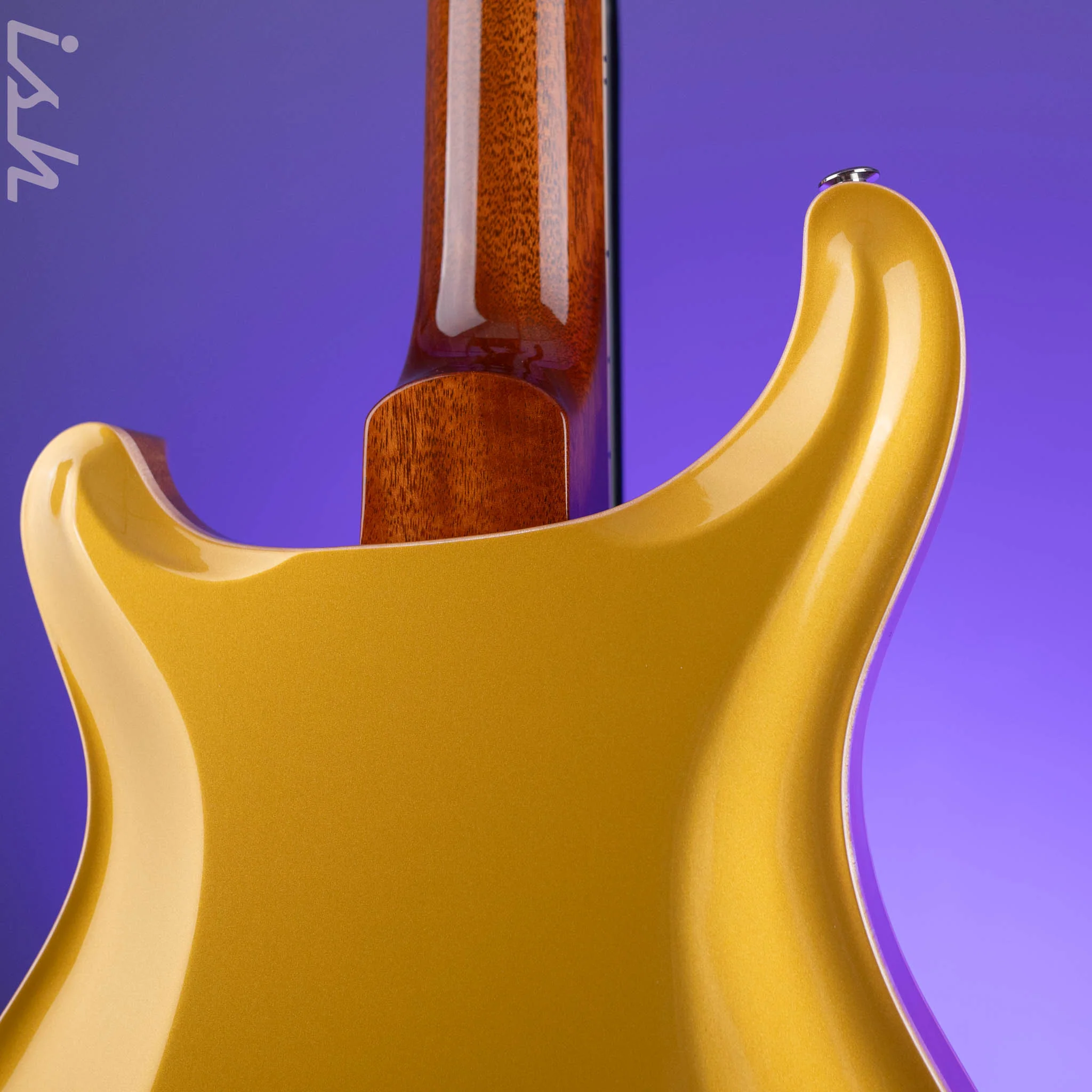 PRS McCarty 594 Hollowbody II Electric Guitar Gold Top - Image 8