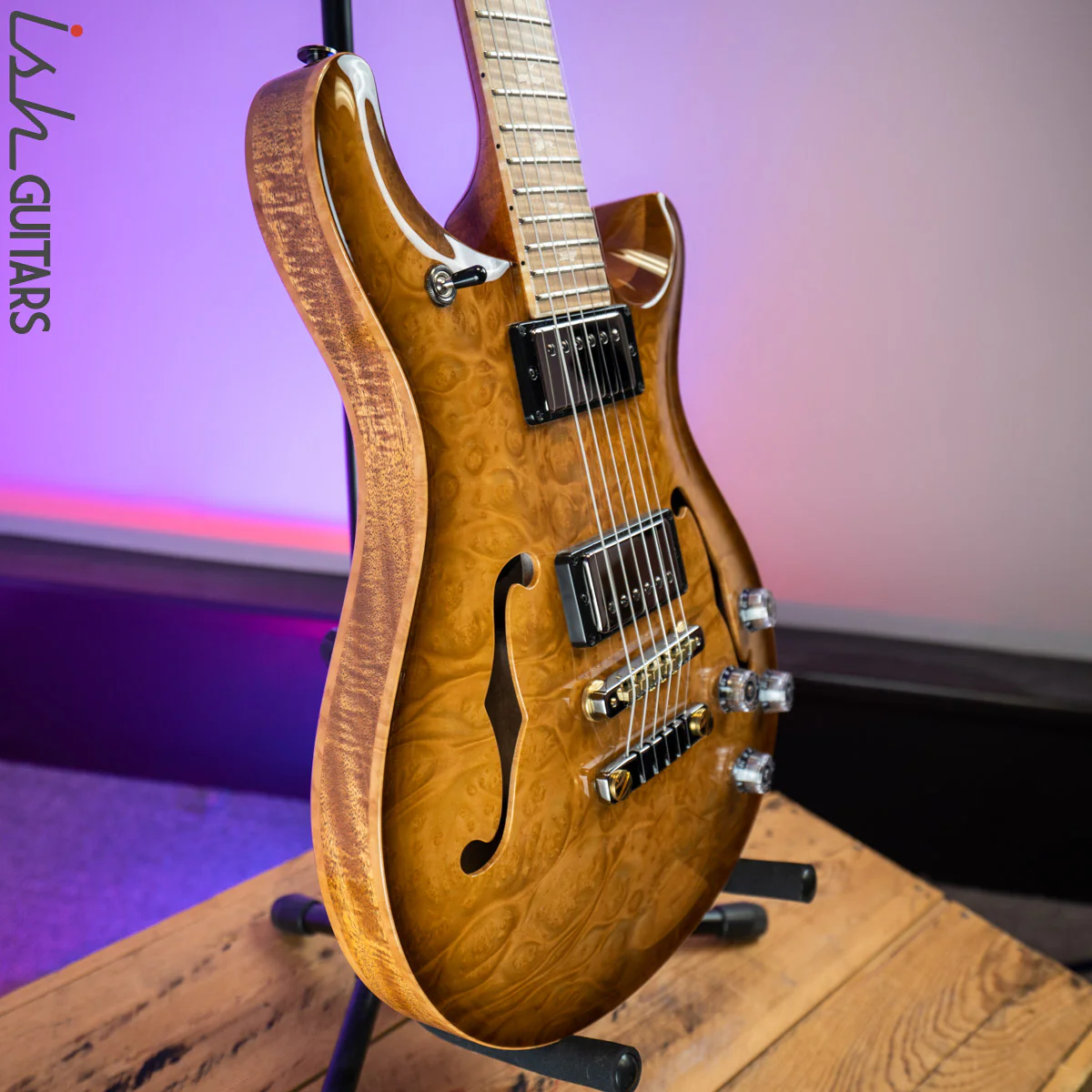 PRS McCarty 594 Hollowbody II Private Stock Madrone Burl - Image 5