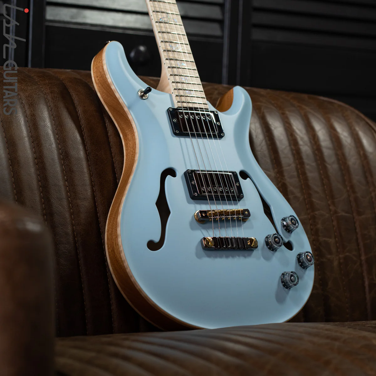 PRS McCarty 594 Hollowbody II Wood Library Powder Blue Satin Opaque - Image 5