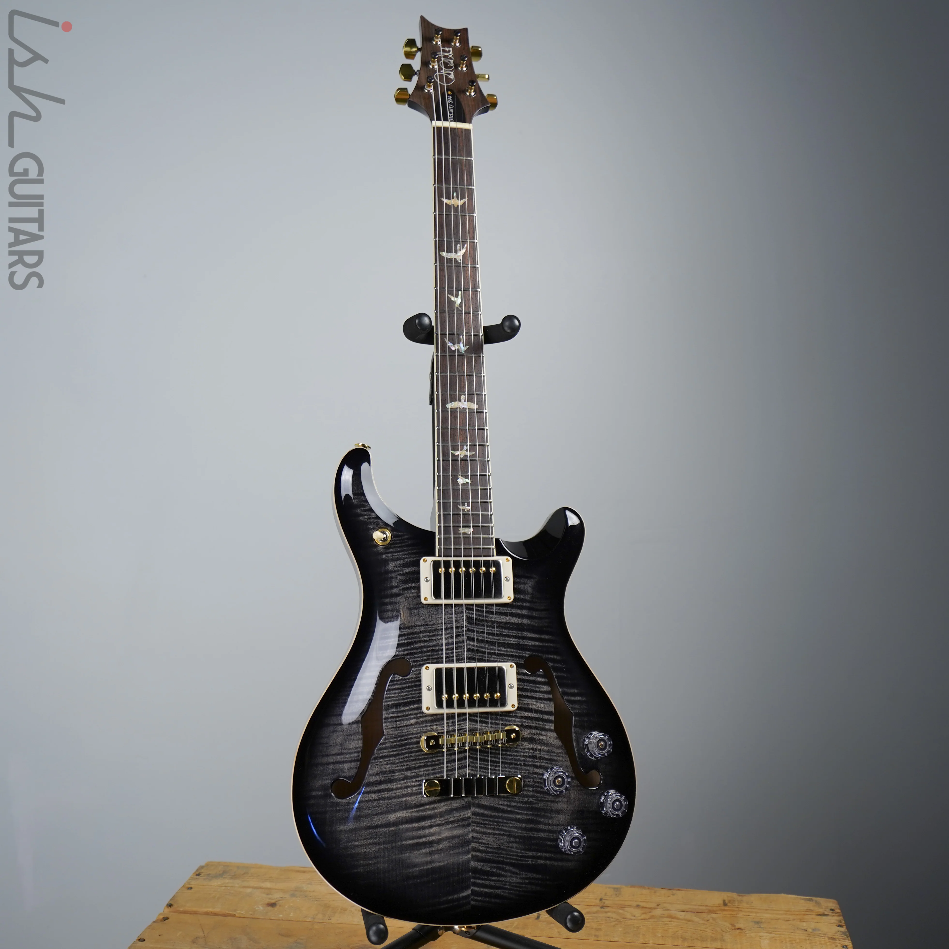 2019 PRS McCarty 594 Hollowbody 10 Top Charcoal Burst - Image 2