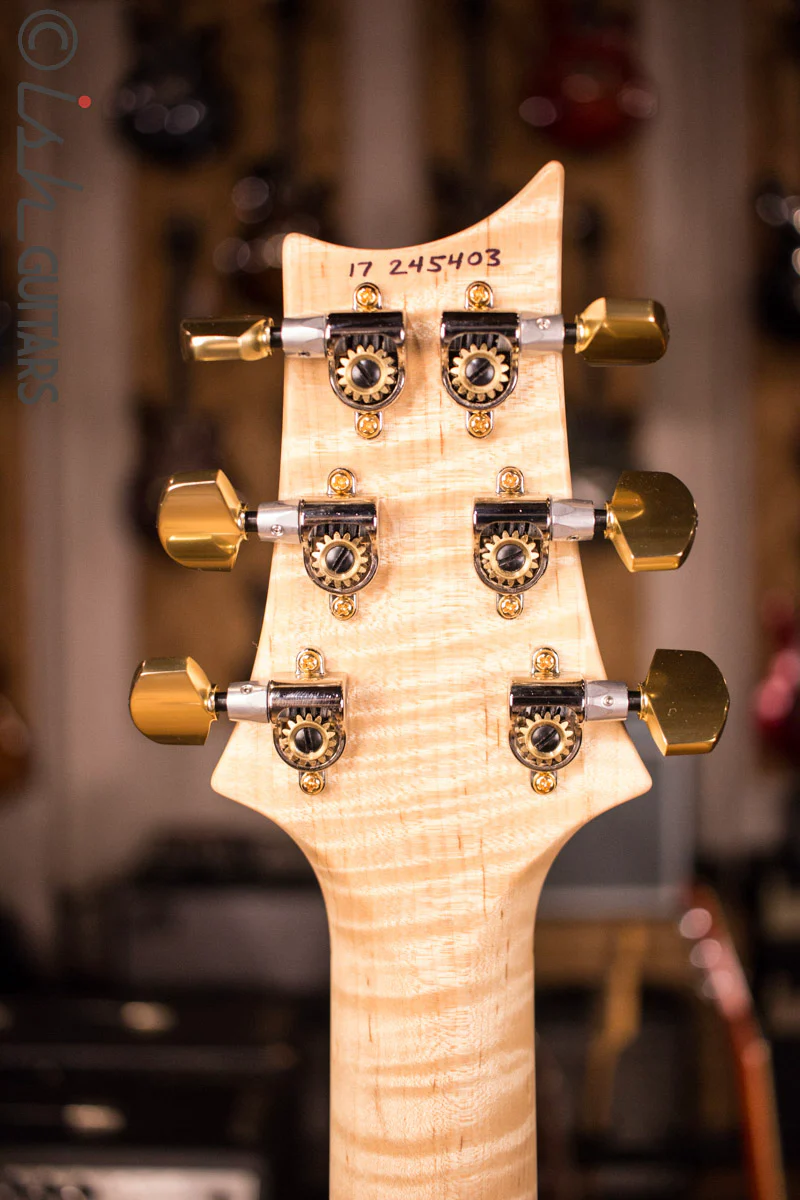 PRS McCarty 594 CUSTOM Platinum Metallic Top Natural Korina Body Flamed Neck - Image 9