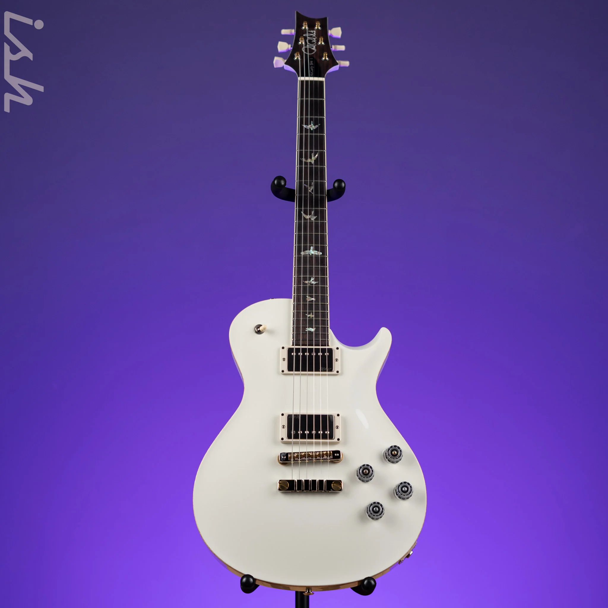 PRS McCarty 594 Singlecut Electric Guitar Antique White - Image 2
