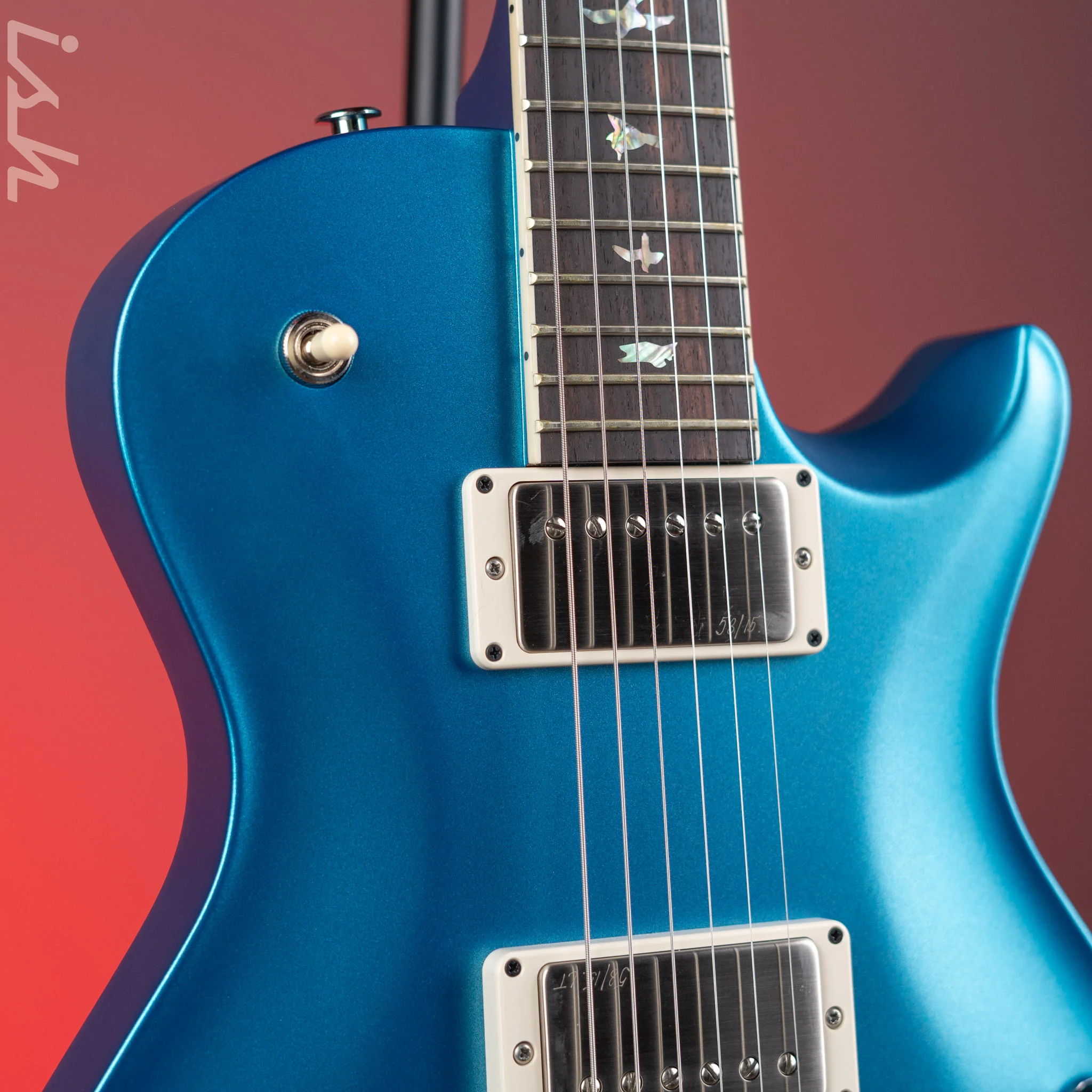 PRS McCarty 594 Singlecut Electric Guitar Royal Blue Metallic Satin - Image 3