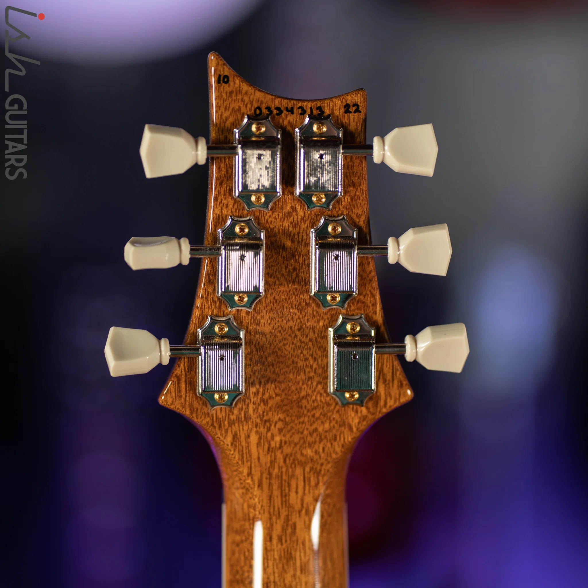 PRS McCarty Lefty Wood Library Charcoal Burst 10 Top Flame Maple - Image 11