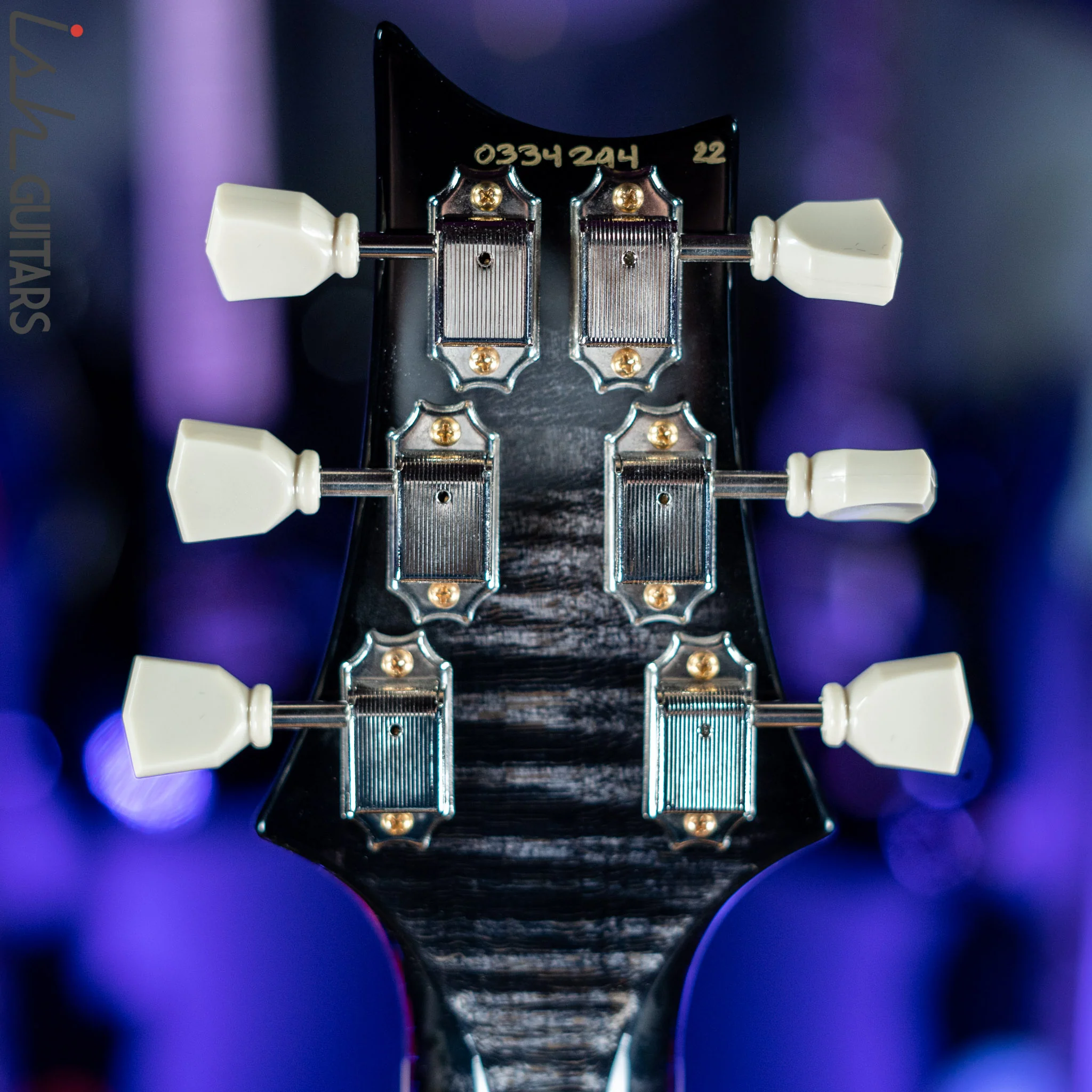 PRS McCarty Lefty Wood Library Charcoal Burst Artist Flame Maple - Image 10