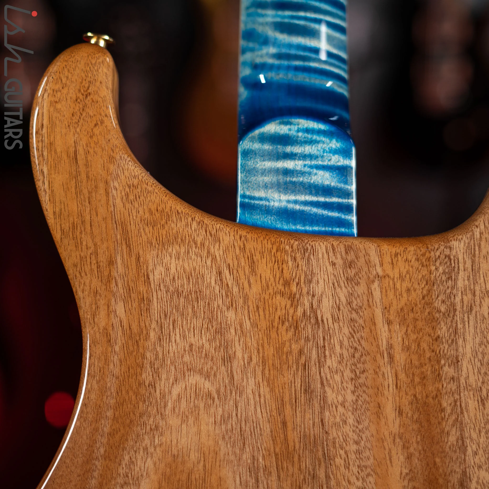 PRS McCarty Lefty Wood Library Faded Blue Jean Artist Flame Maple - Image 9