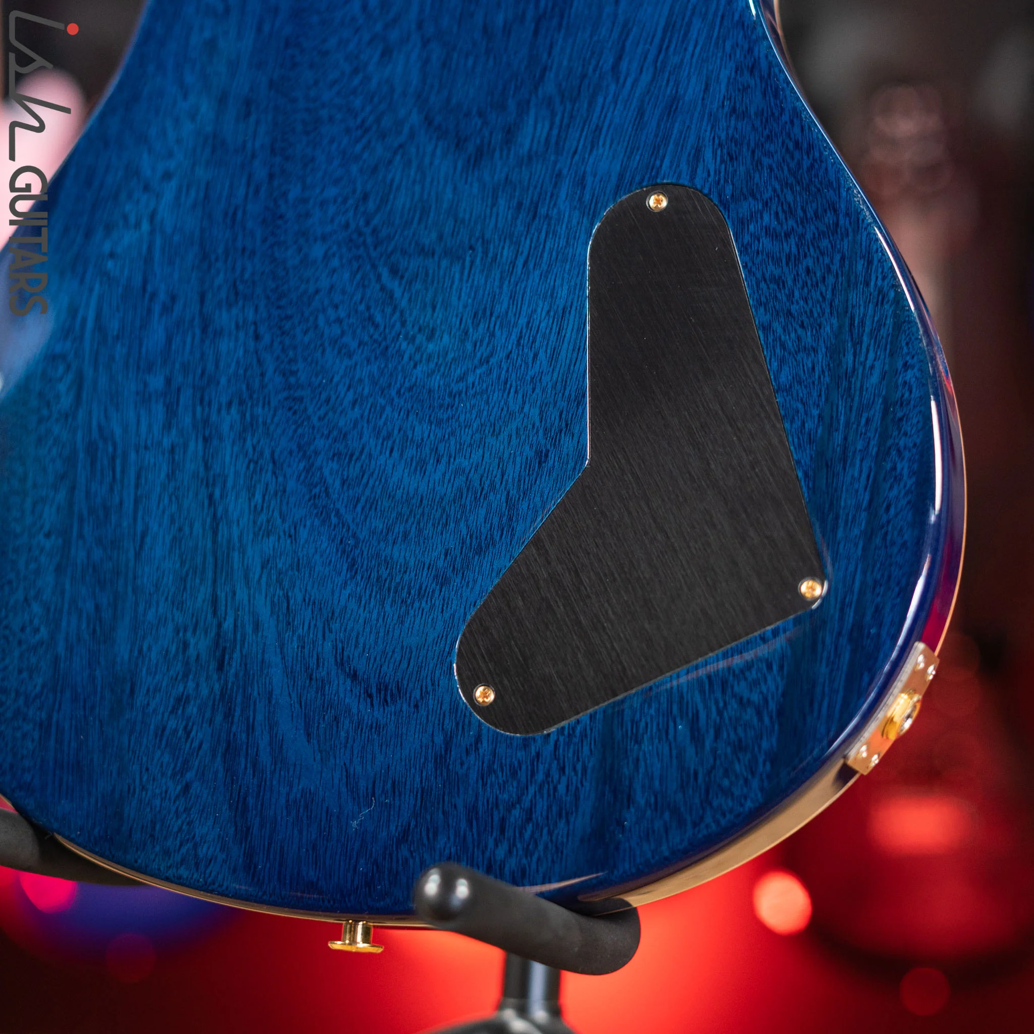 PRS McCarty Lefty Wood Library Faded Blue Jean w/ Blue Burst 10 Top Flame Maple - Image 9