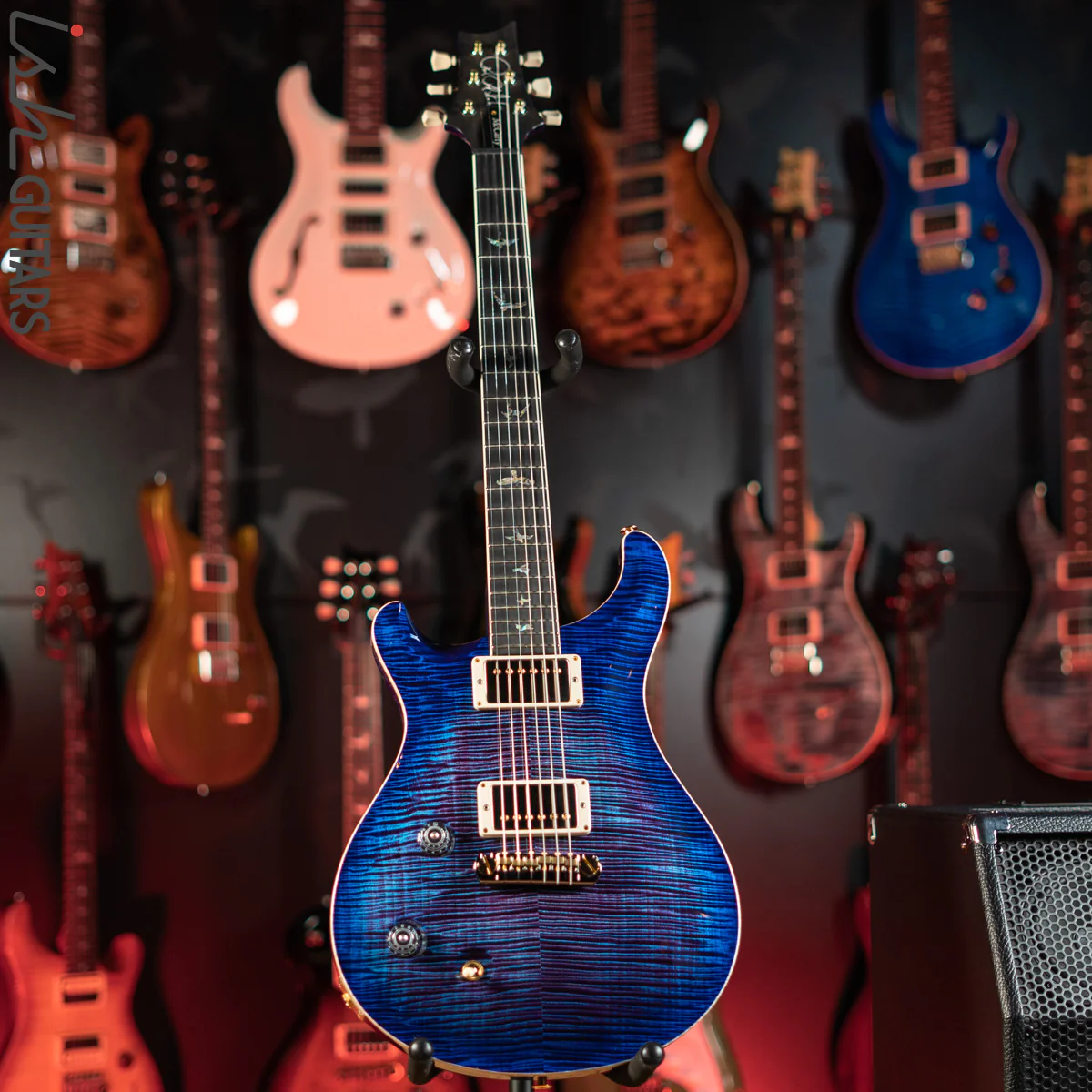 PRS McCarty Lefty Wood Library Violet Purple Burst 10 Top Flame Maple - Image 2