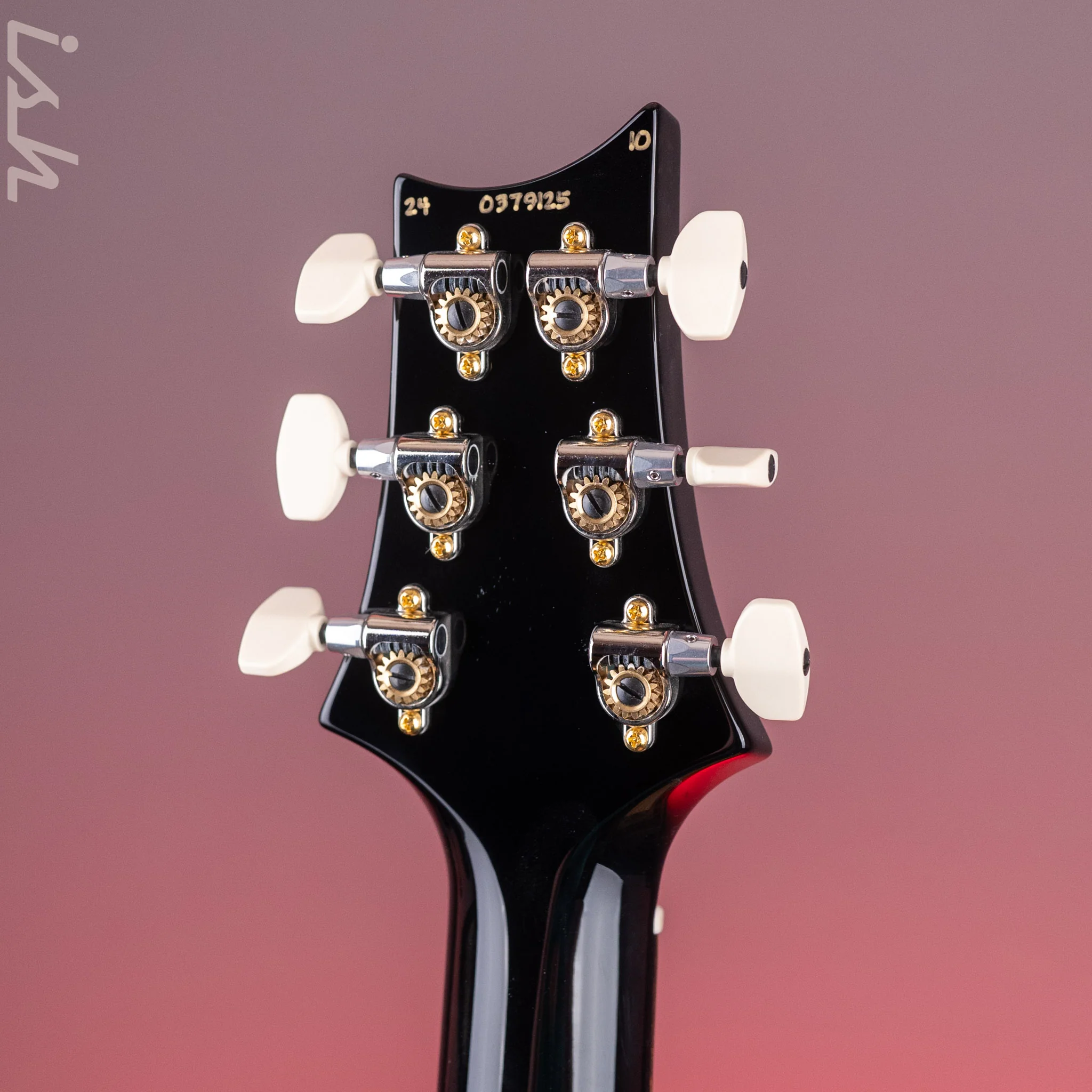 PRS Modern Eagle V 10-Top Faded Whale Blue w/ Black Wrap Burst Demo - Image 10