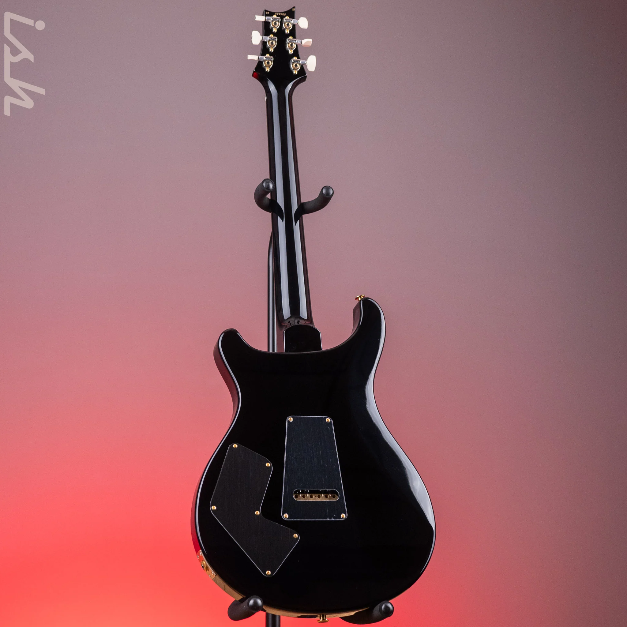 PRS Modern Eagle V 10-Top Faded Whale Blue w/ Black Wrap Burst Demo - Image 6