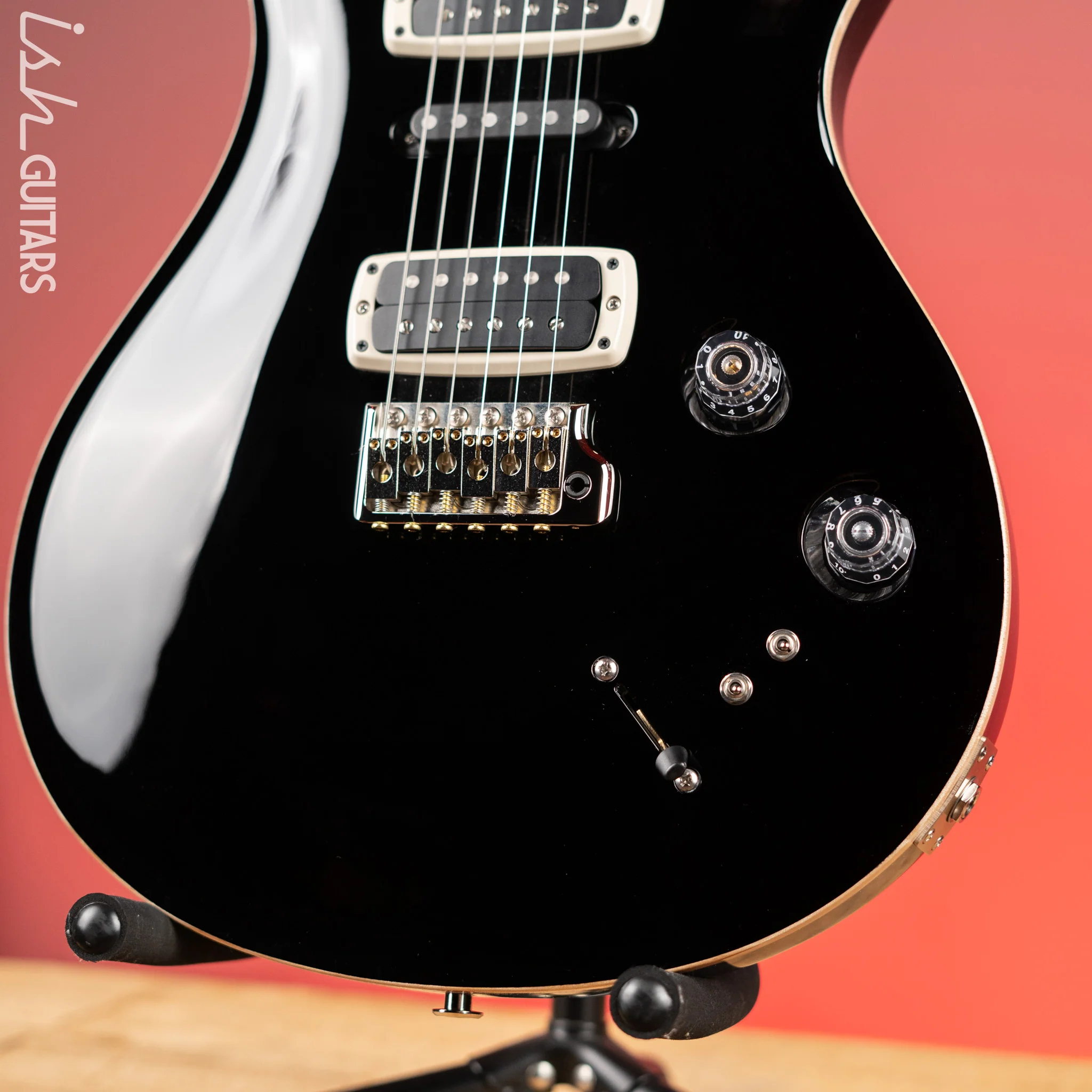 PRS Modern Eagle V Electric Guitar Black - Image 4