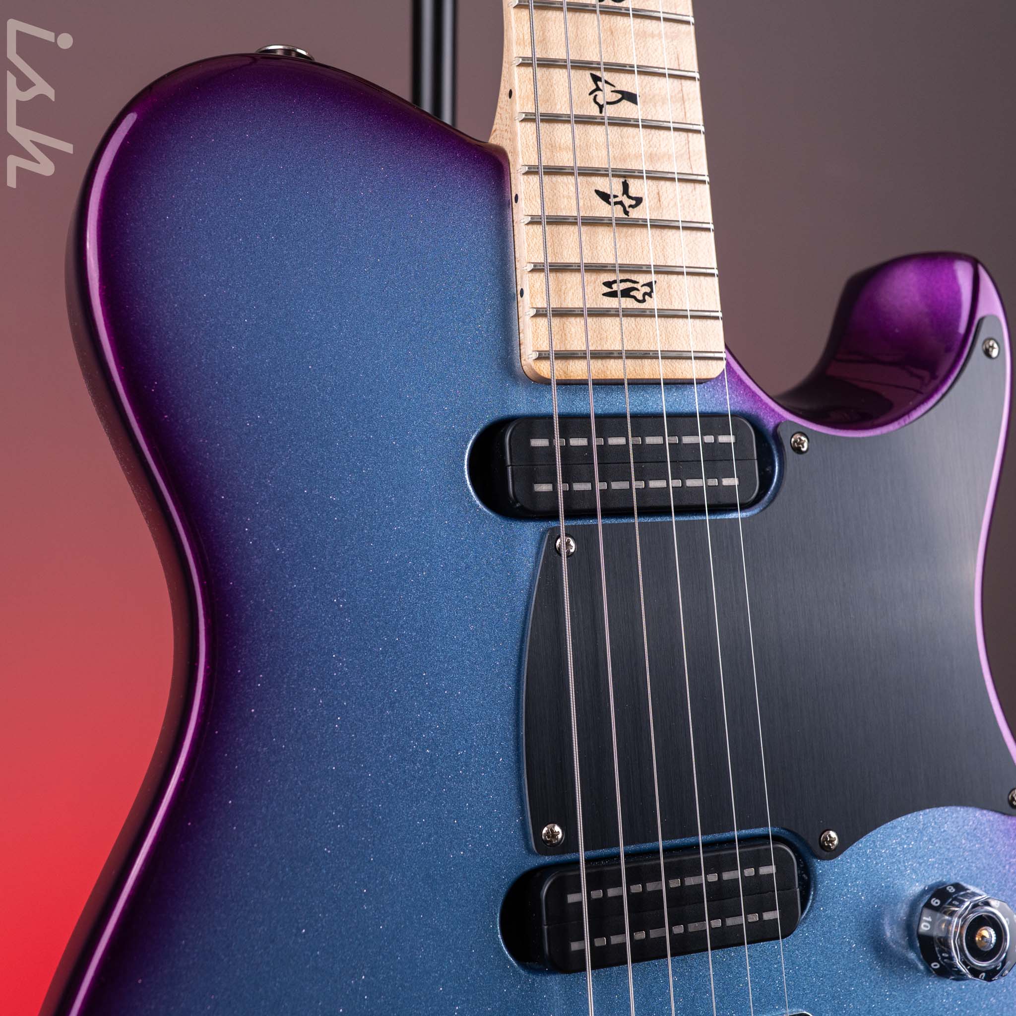PRS NF 53 Sprayer's Choice Frost Blue Hollowflake Purple Burst - Image 4