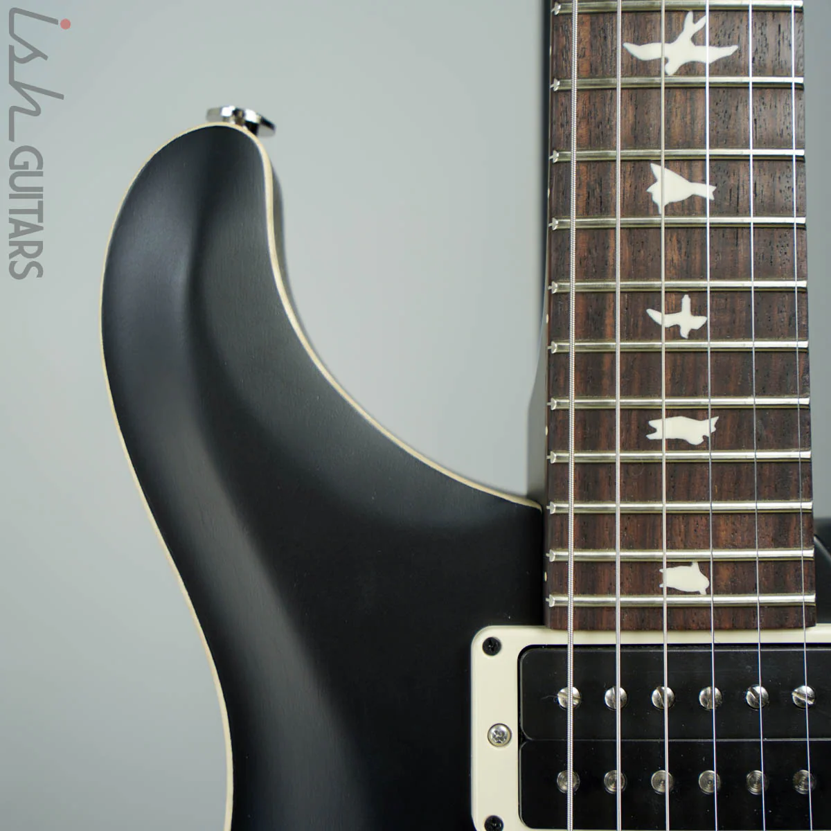 2020 PRS Paul Reed Smith CE 24 Semi Hollow Custom Color Satin Black - Image 3
