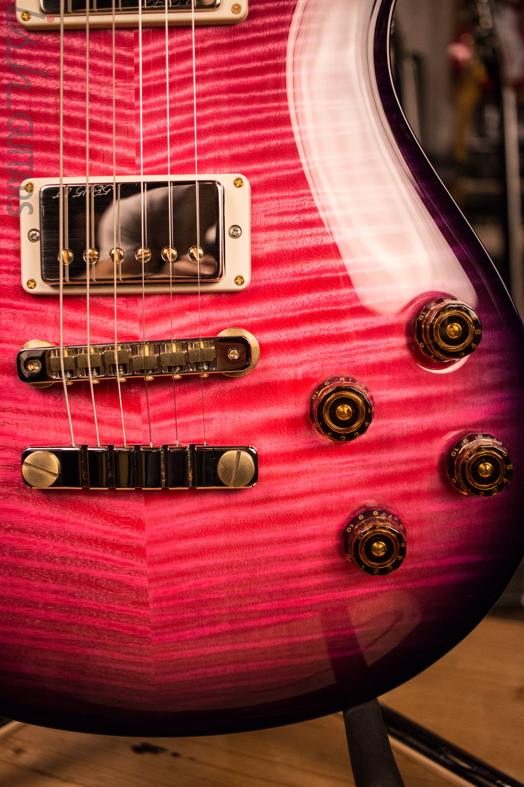PRS Paul Reed Smith McCarty 594 Custom Color Bonnie Pink Purple Burst 10 Top - Image 4