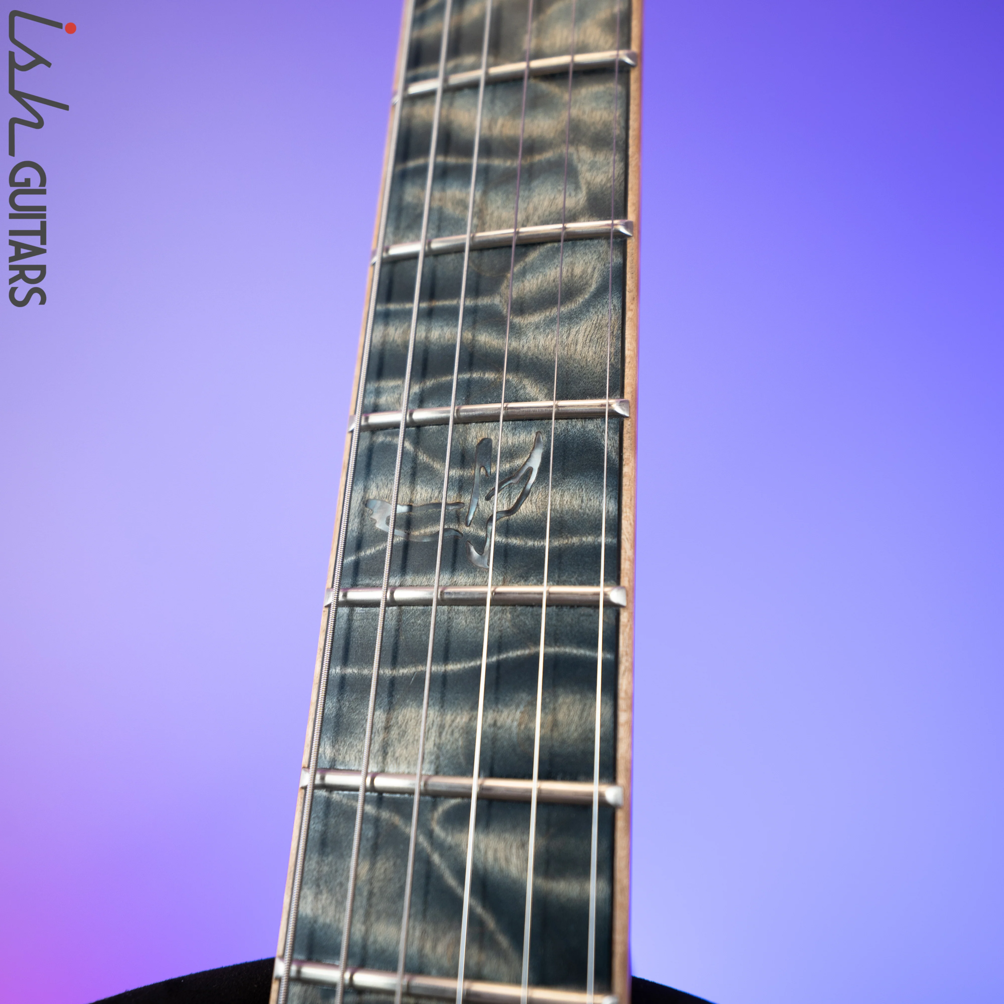 PRS Paul Reed Smith Private Stock 408 Semi Hollow Poplar Burl Triple Faded Indigo - Image 8