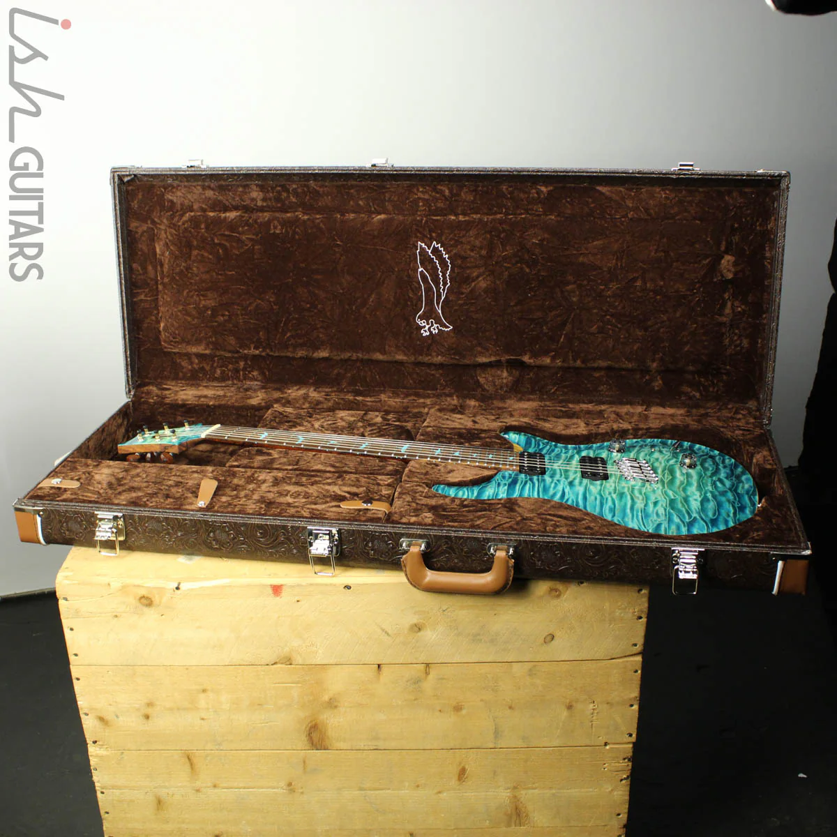PRS Paul Reed Smith Private Stock Custom 24 Multi-Scale Quilted Maple Double Faded Aquamarine Glow - Image 17