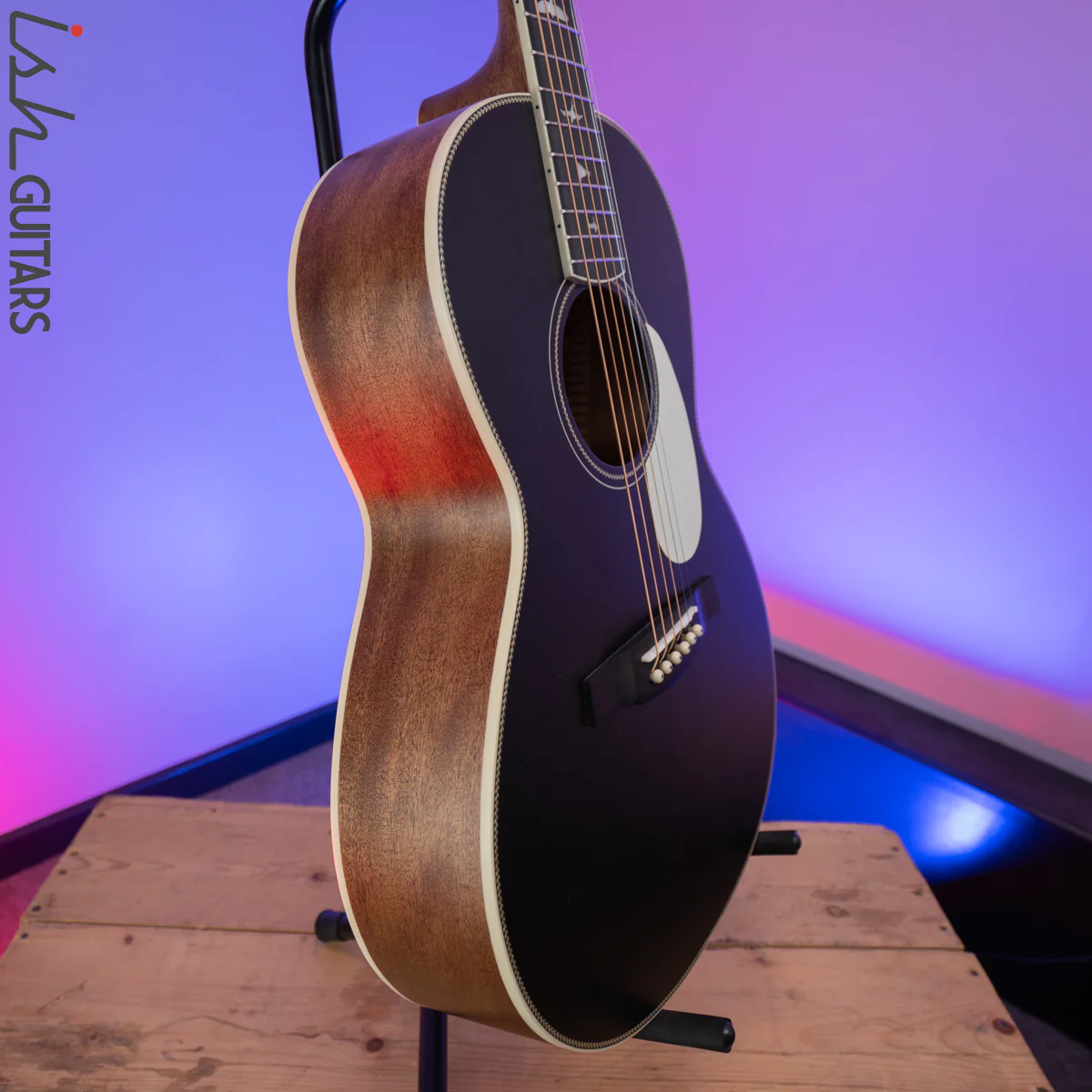 PRS Paul Reed Smith SE Parlor P20E Black Satin Top - Image 5