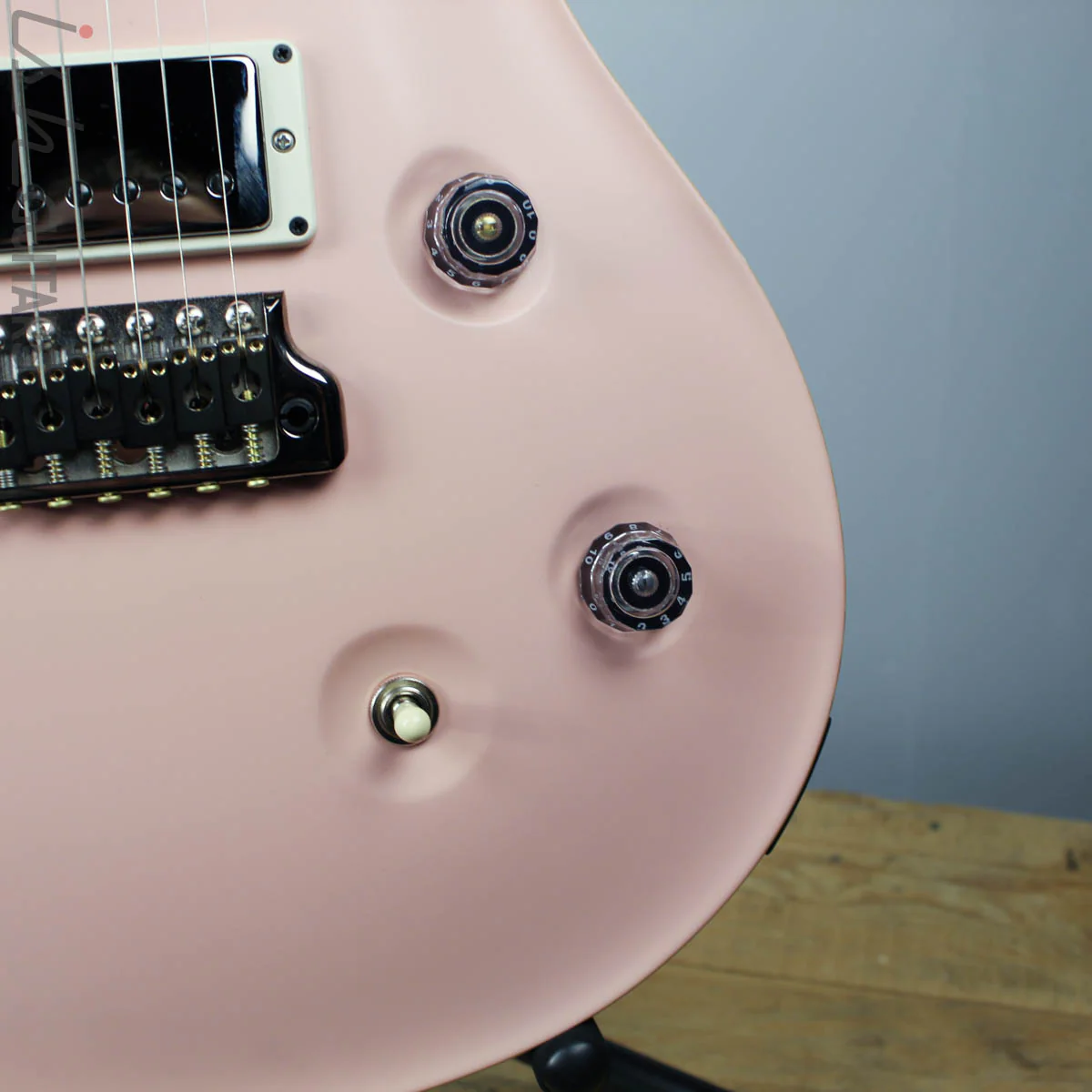 PRS Paul Reed Smith Wood Library Custom 24 Opaque Grandma Hannon Pink Figured Maple Neck - Image 4