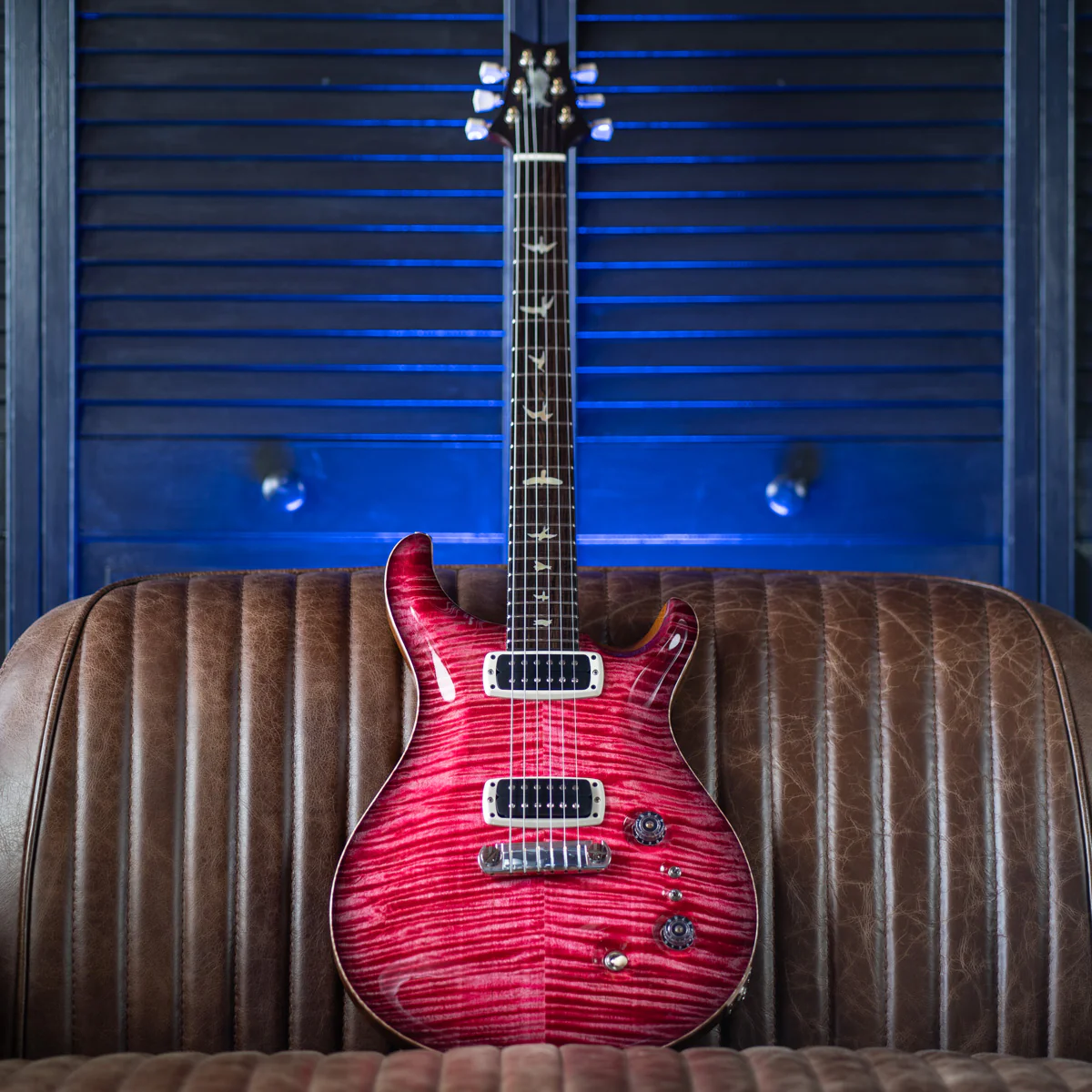 2021 PRS Private Stock Paul’s Guitar Bonnie Pink Smoked Burst - Image 2