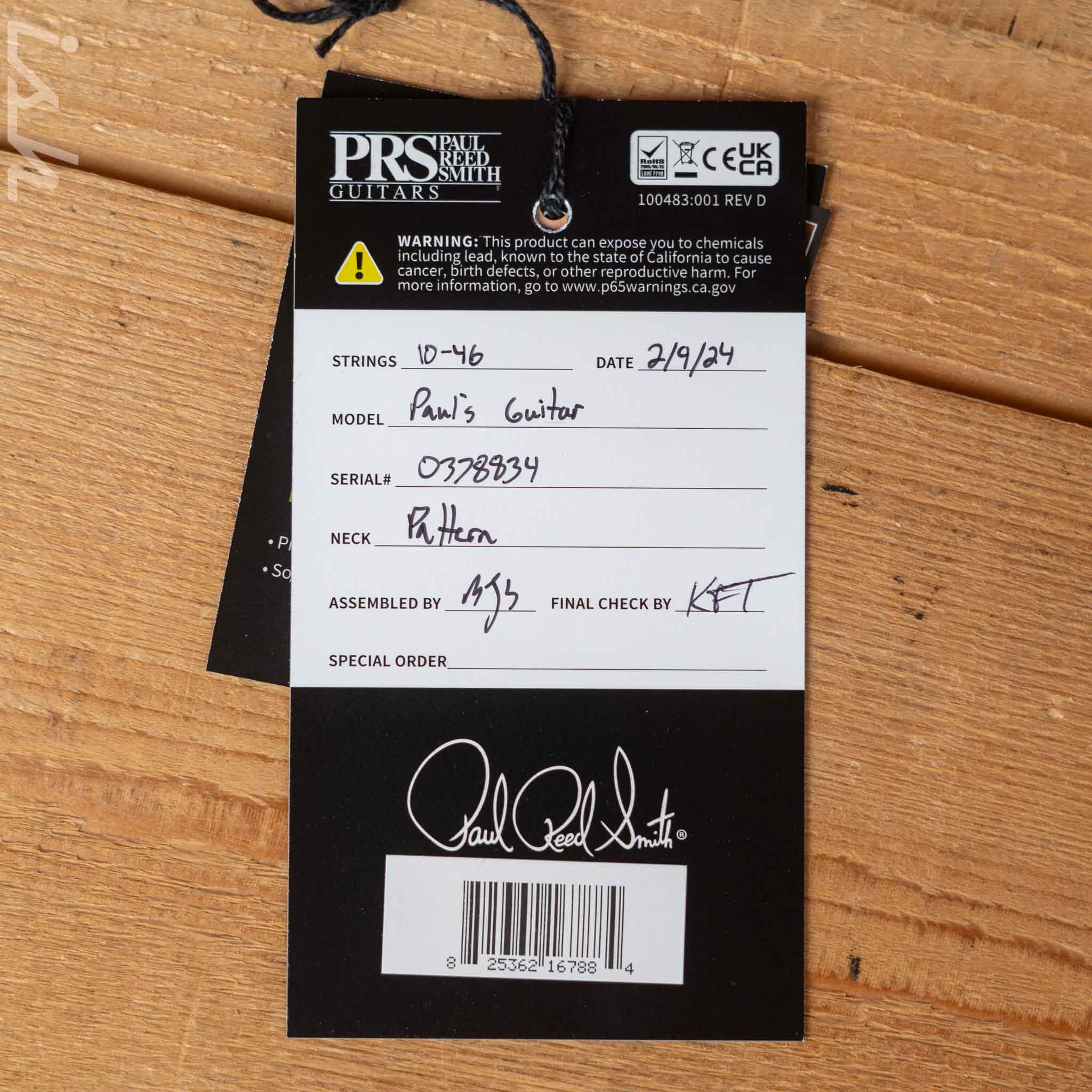PRS Paul's Guitar Electric Guitar Faded Blue Jean - Image 12