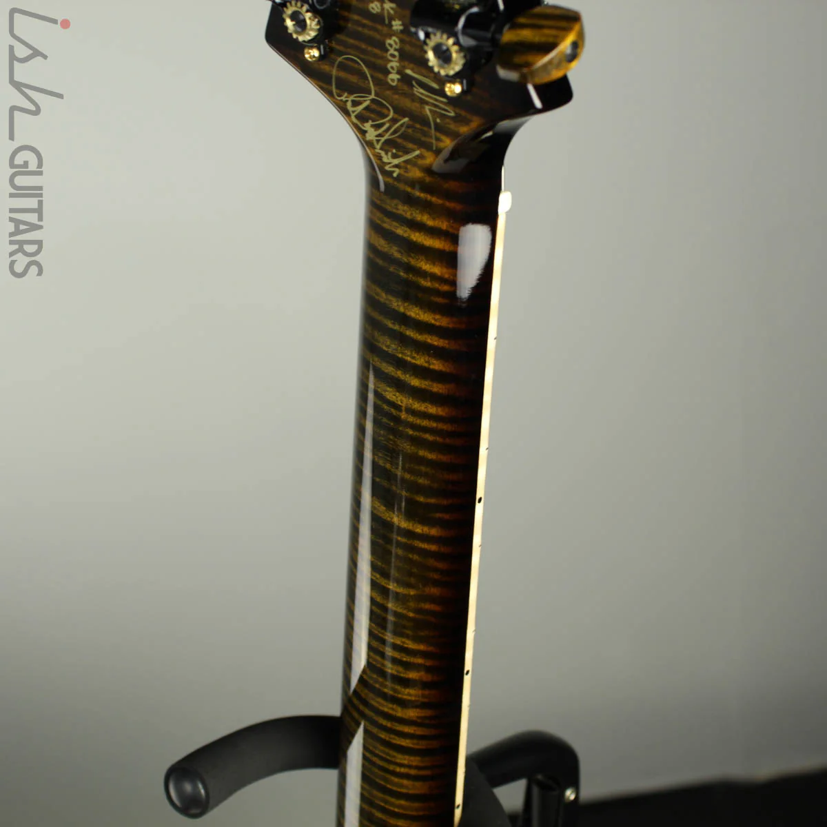 PRS Private Stock Multi Scale Custom 24 Tiger Eye Smoked Burst 1 Piece Maple Body - Image 13