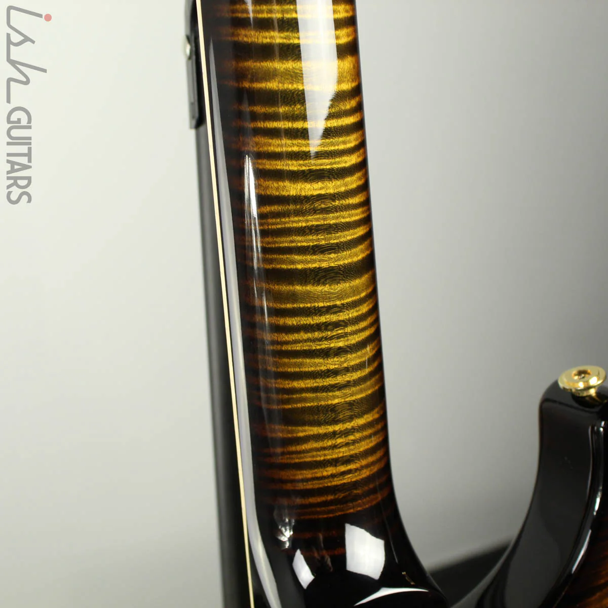 PRS Private Stock Multi Scale Custom 24 Tiger Eye Smoked Burst 1 Piece Maple Body - Image 15