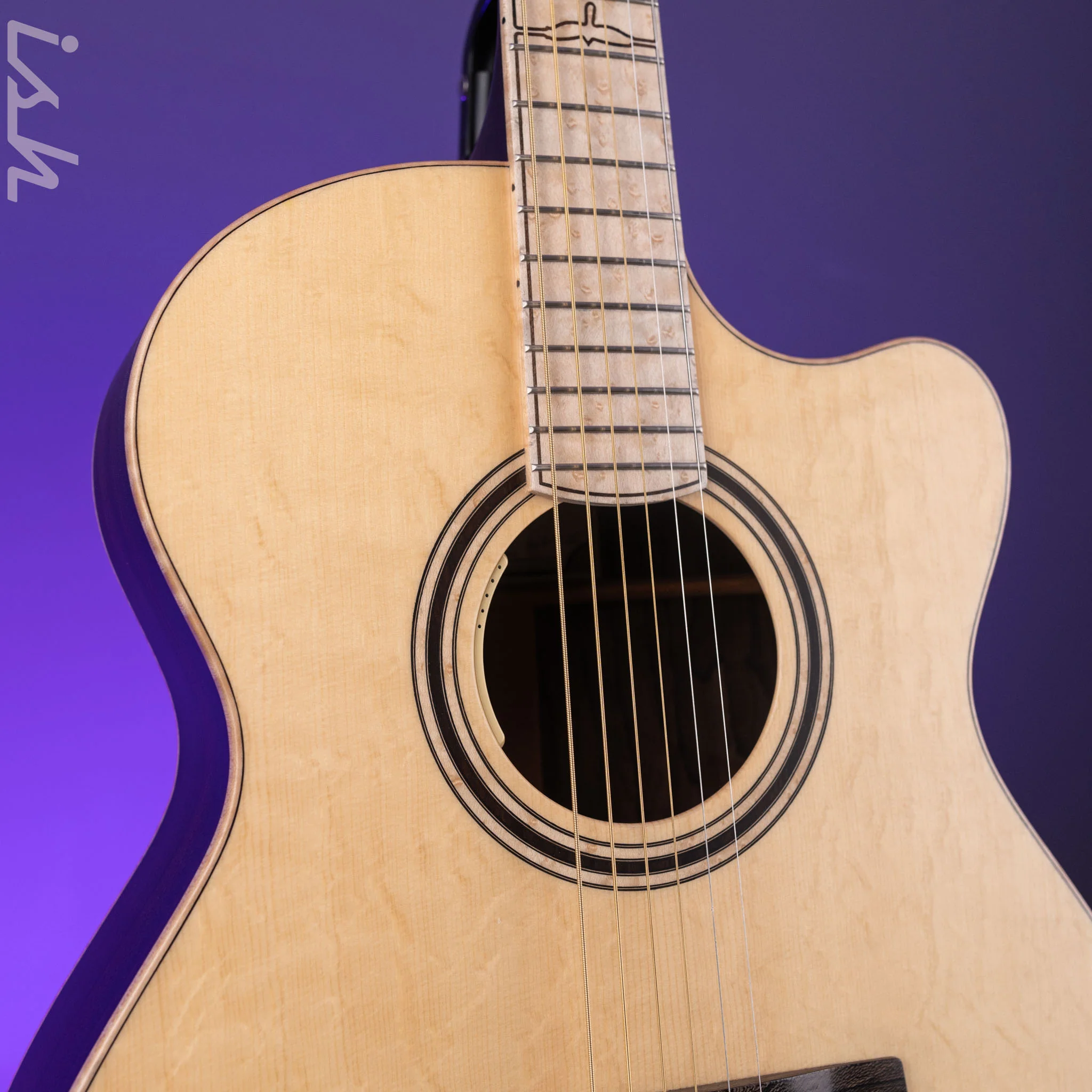 PRS Private Stock Angelus Acoustic Guitar Ziricote Bearclaw Spruce - Image 5