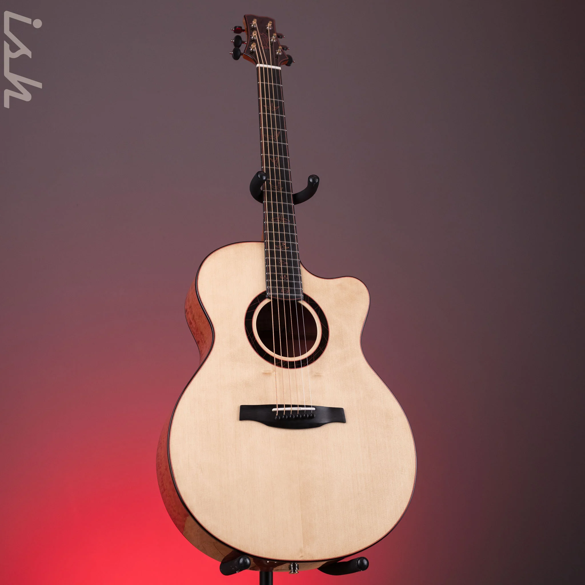 PRS Private Stock Angelus Acoustic Pink Ivory Back & Sides - Image 3