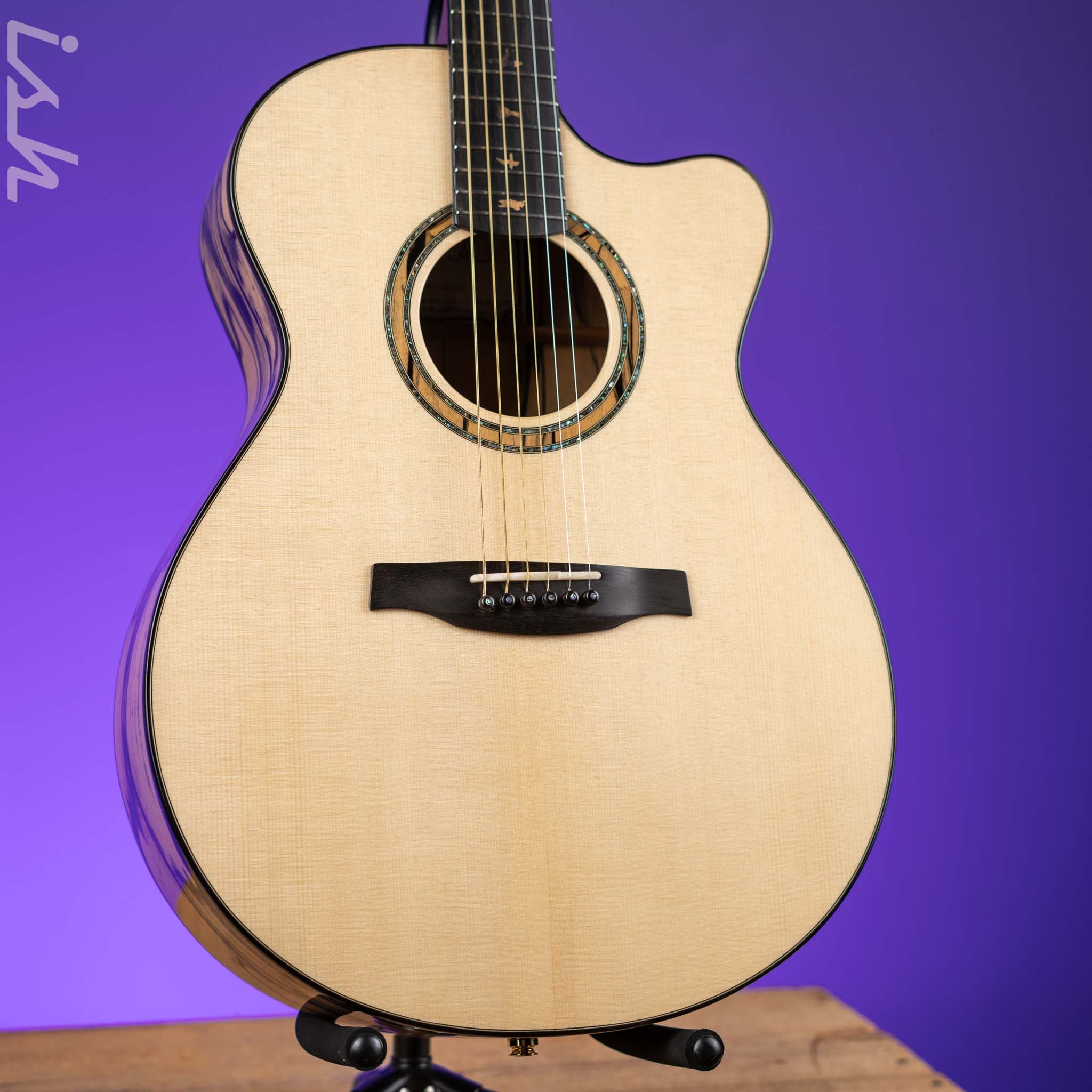 PRS Private Stock Angelus Cutaway Red Spruce Top / Pale Moon Ebony Back & Sides - Image 2