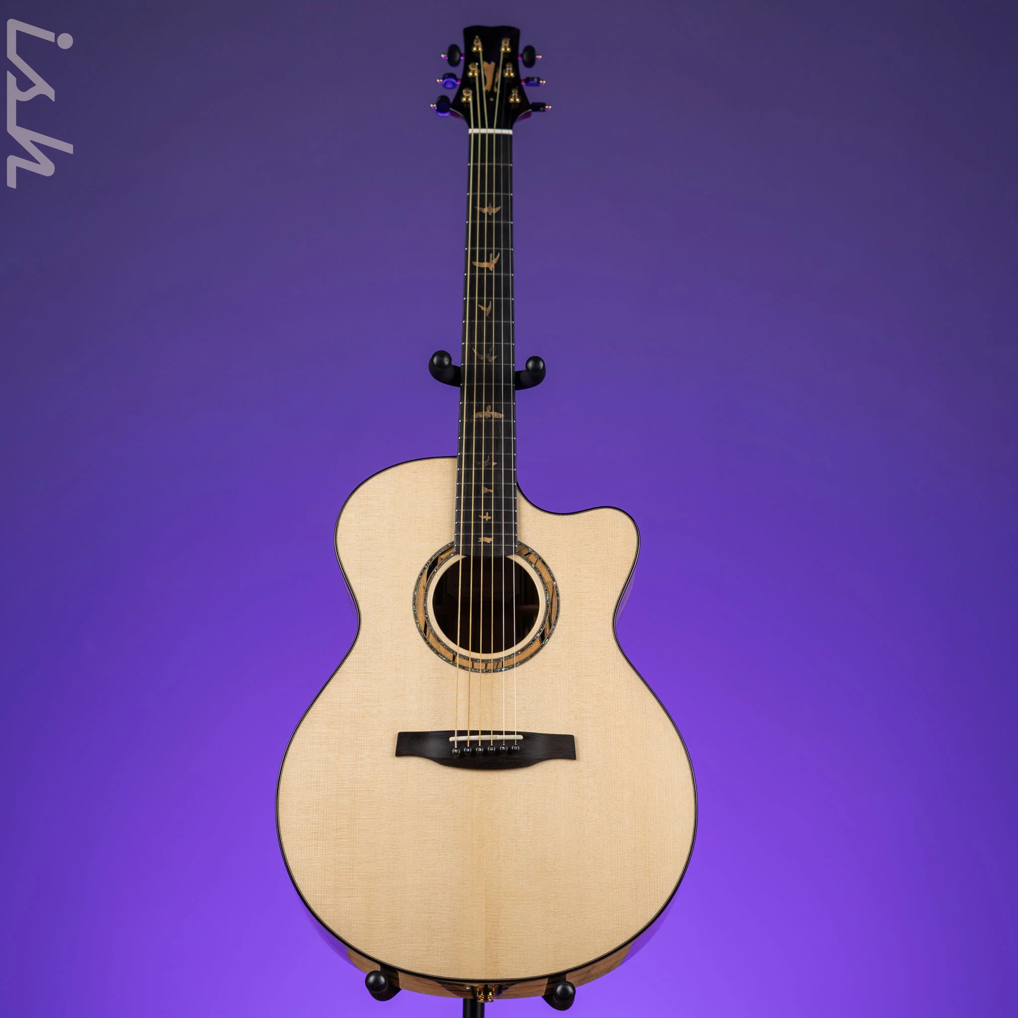 PRS Private Stock Angelus Cutaway Red Spruce Top / Pale Moon Ebony Back & Sides - Image 3