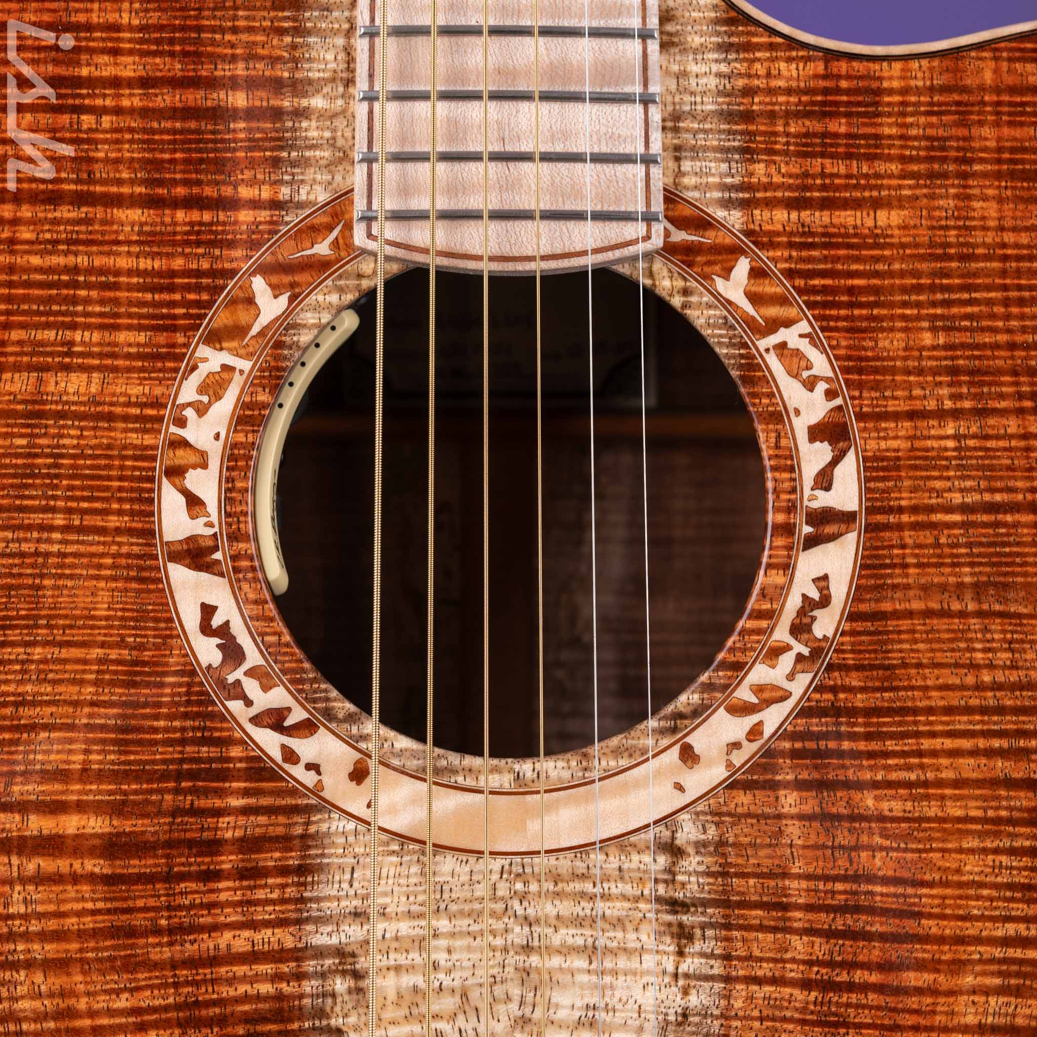 PRS Private Stock Angelus Koa Curly Maple Acoustic-Electric Guitar - Image 7