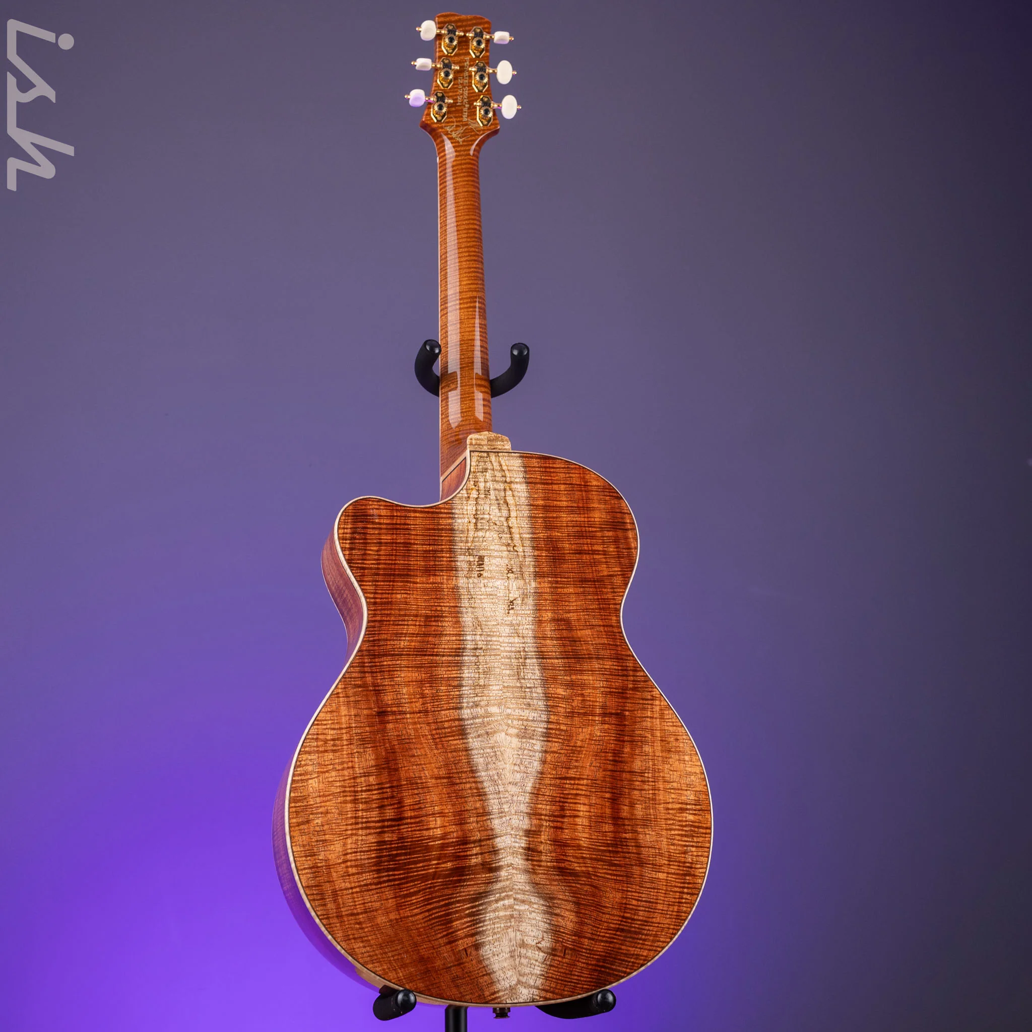 PRS Private Stock Angelus Koa Curly Maple Acoustic-Electric Guitar - Image 9