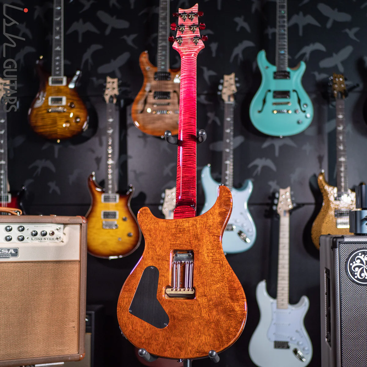PRS Private Stock Custom 24 408 Graveyard Red Fade - Image 10