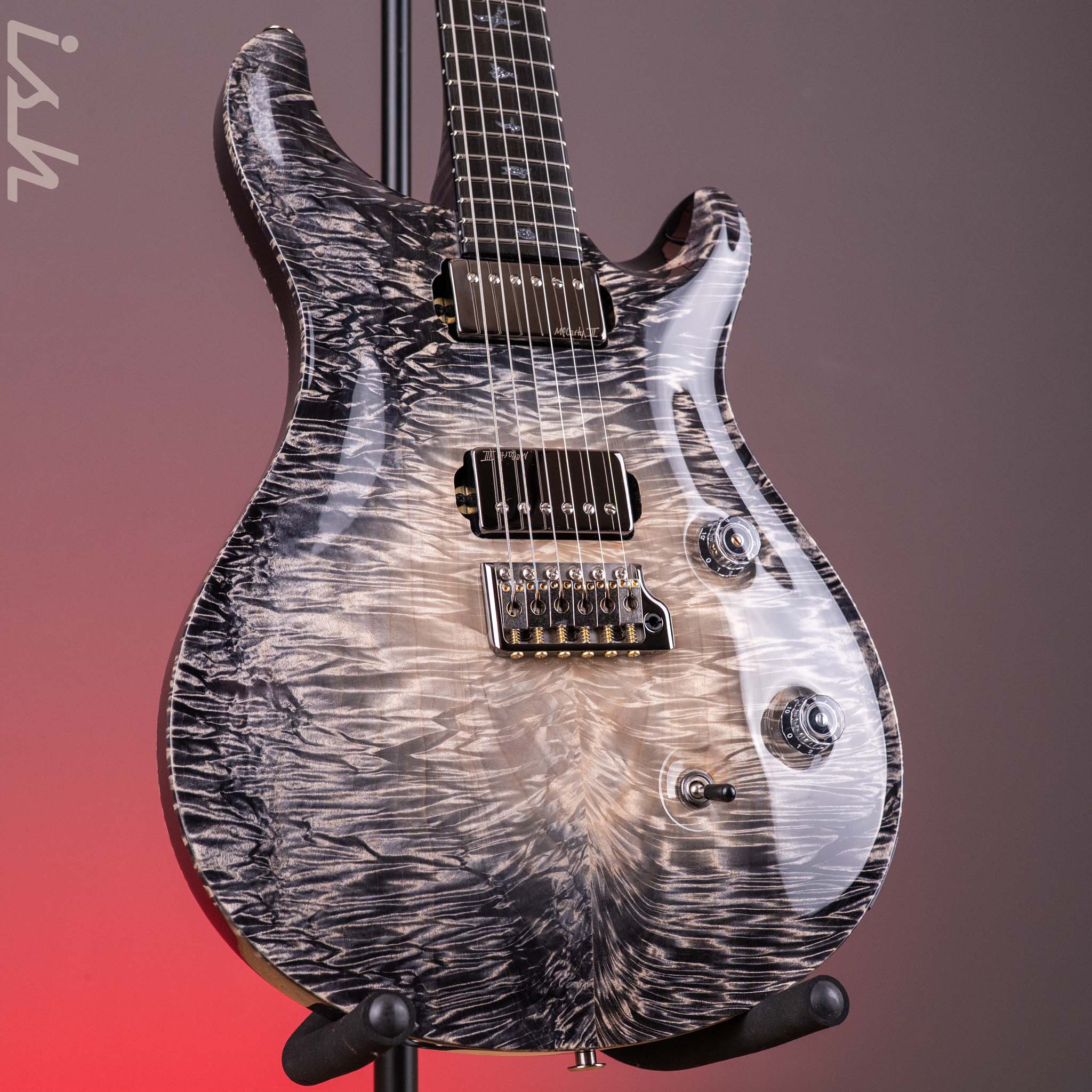 PRS Private Stock Custom 24 Curly Silver Maple Frostbite Glow - Image 2