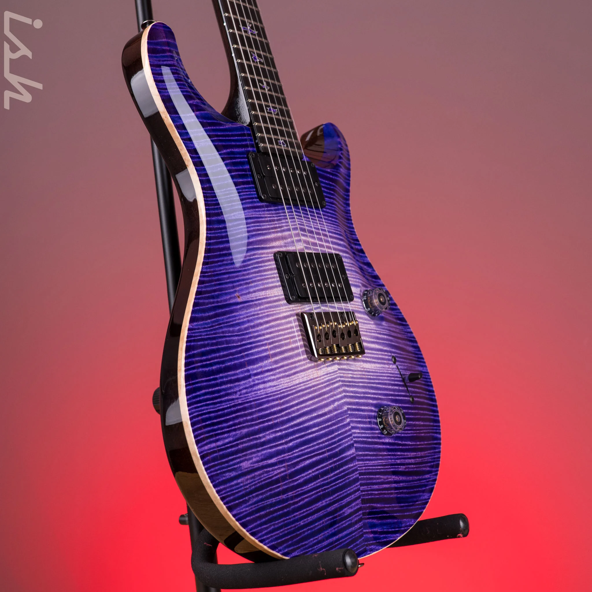 PRS Private Stock Custom 24 Hardtail Purple Glow - Image 3