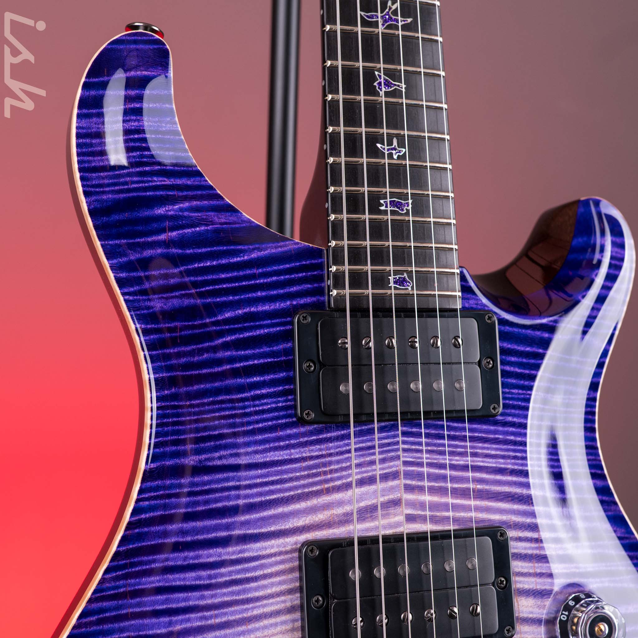 PRS Private Stock Custom 24 Hardtail Purple Glow - Image 4
