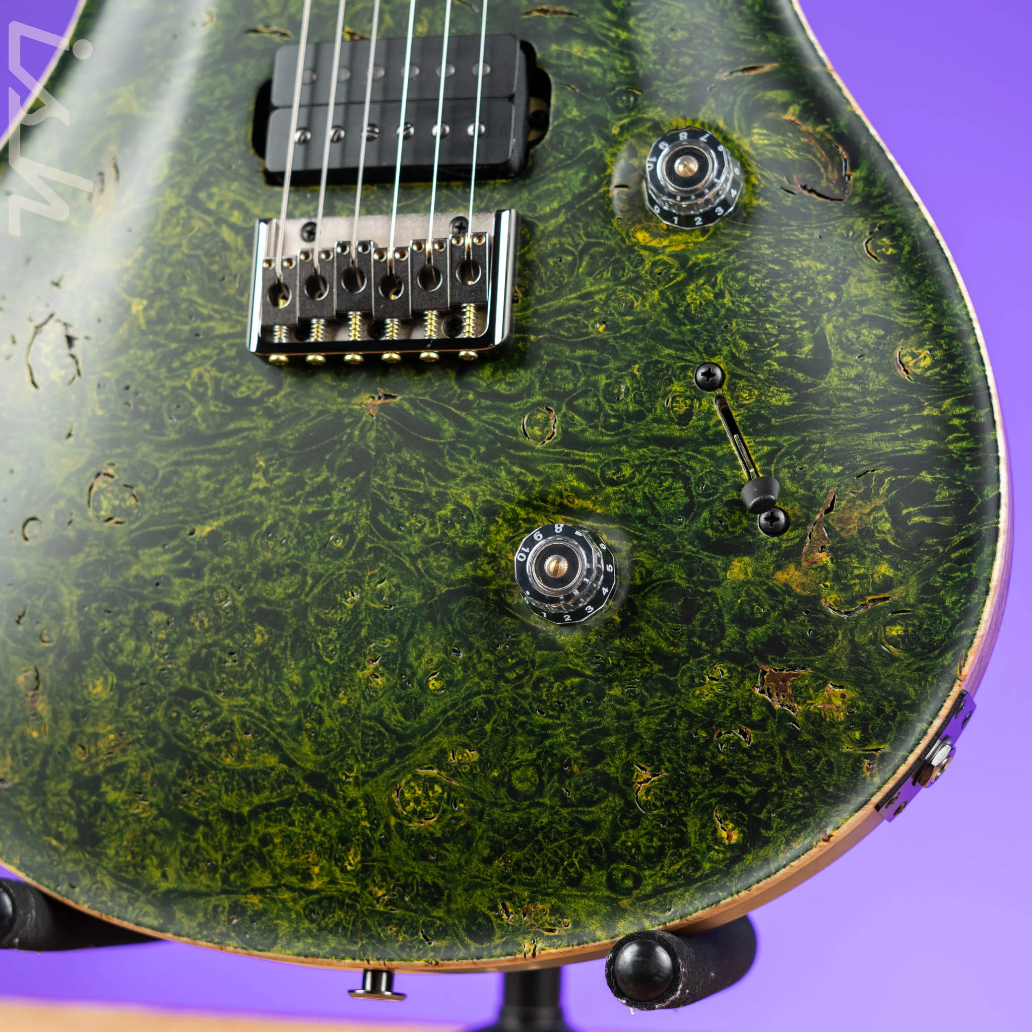 PRS Private Stock Custom 24 Hardtail Rainforest Green Satin - Image 4