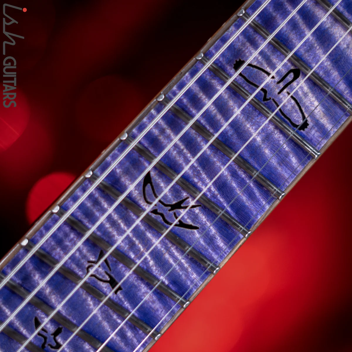 PRS Private Stock Custom 24 Multi-scale 6-String Purple Reverse Glow Satin - Image 5