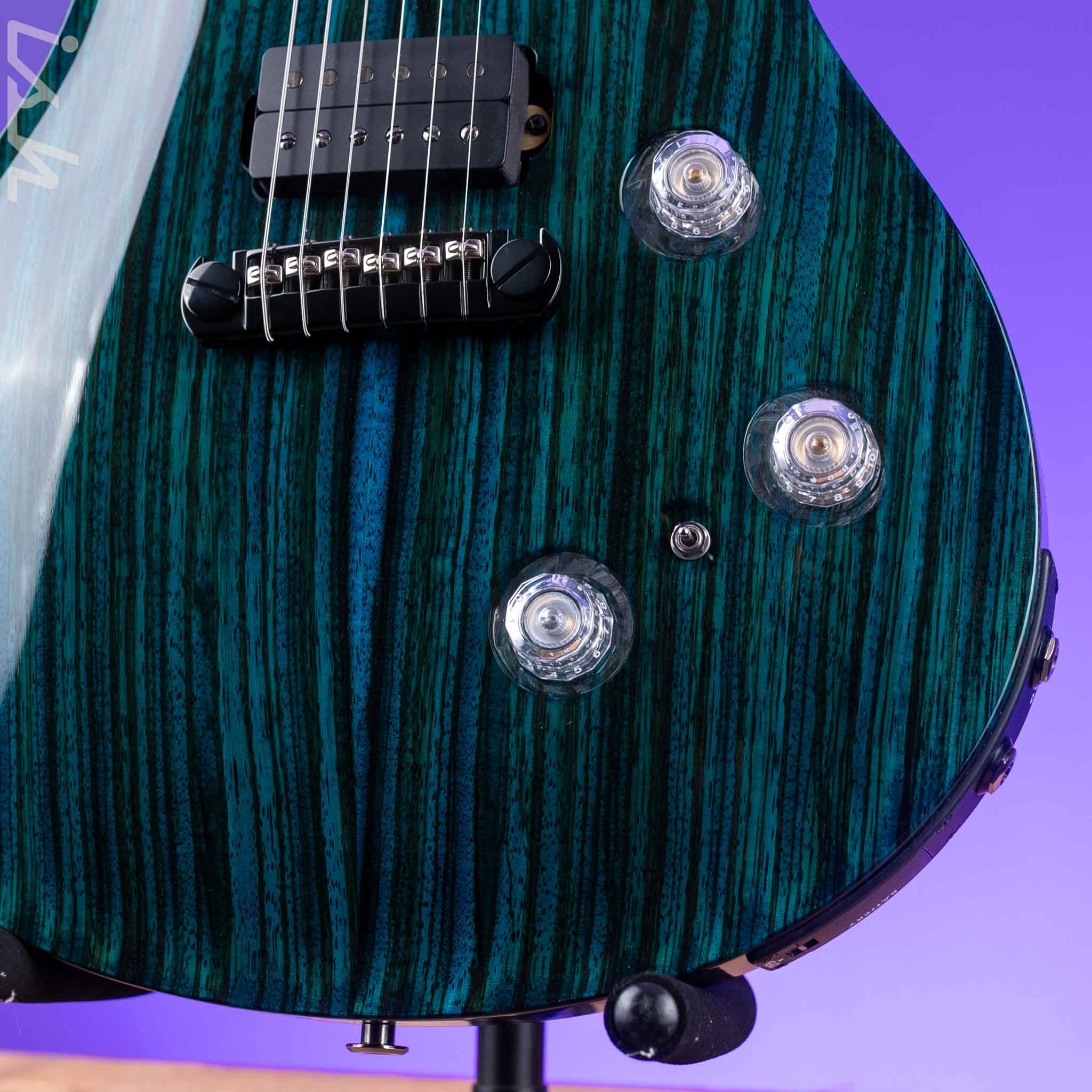 PRS Private Stock Custom 24 Piezo Zebrawood & Pale Moon Ebony - Image 4