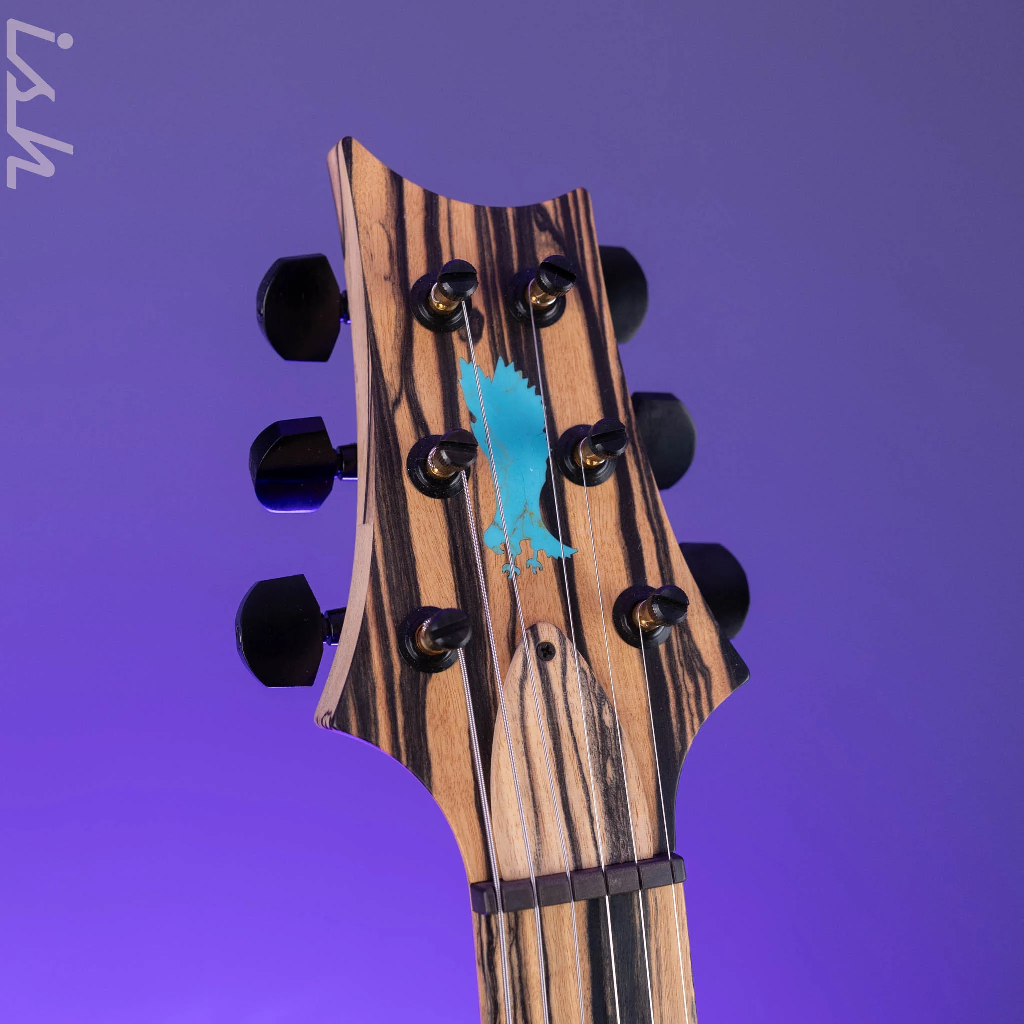 PRS Private Stock Custom 24 Piezo Zebrawood & Pale Moon Ebony - Image 6