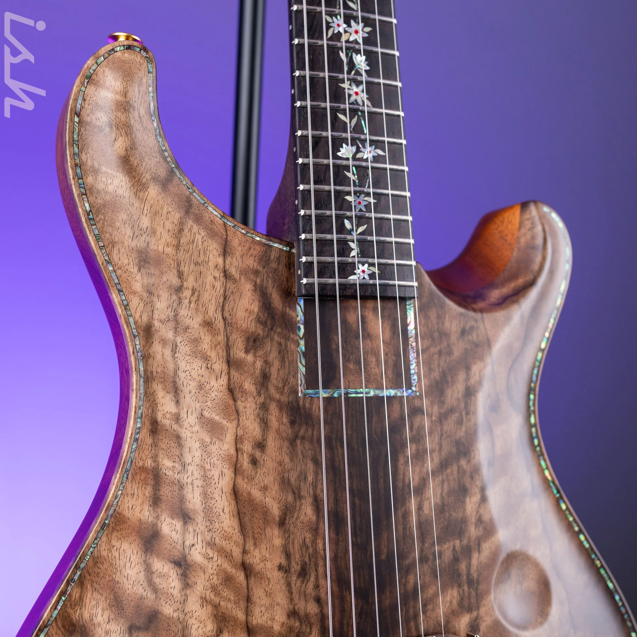 PRS Private Stock Custom 24 'Sculpture' Piezo Semi-Hollow Sculpture Guitar - Tree of Life - Image 3